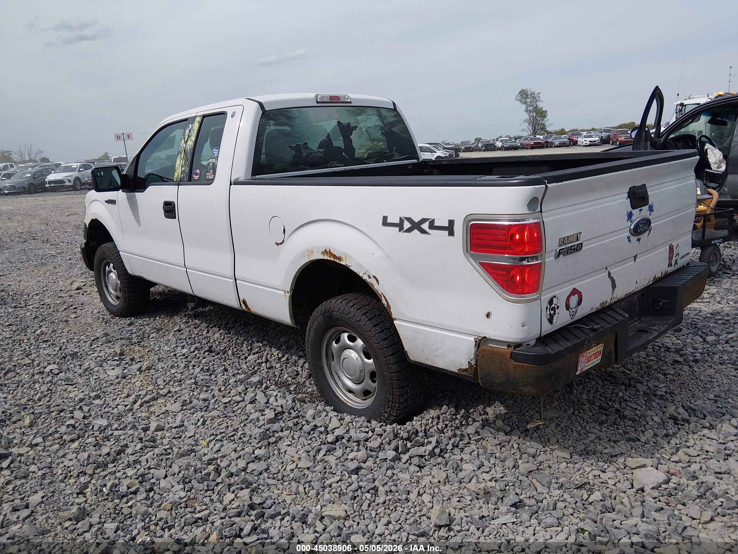 2013 Ford F-150 Xl White vin: 1FTFX1EFXDKF24761