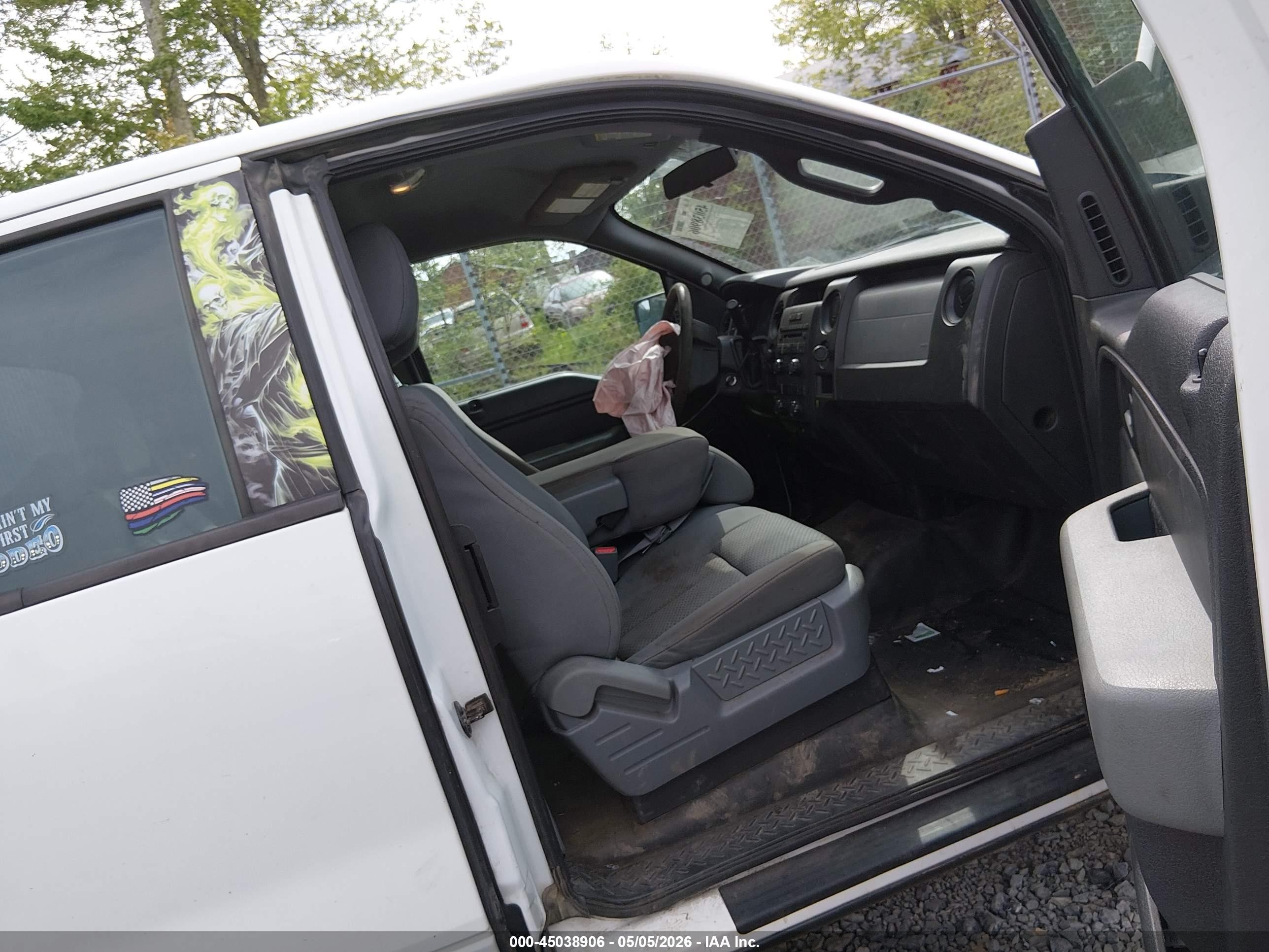 2013 Ford F-150 Xl White vin: 1FTFX1EFXDKF24761