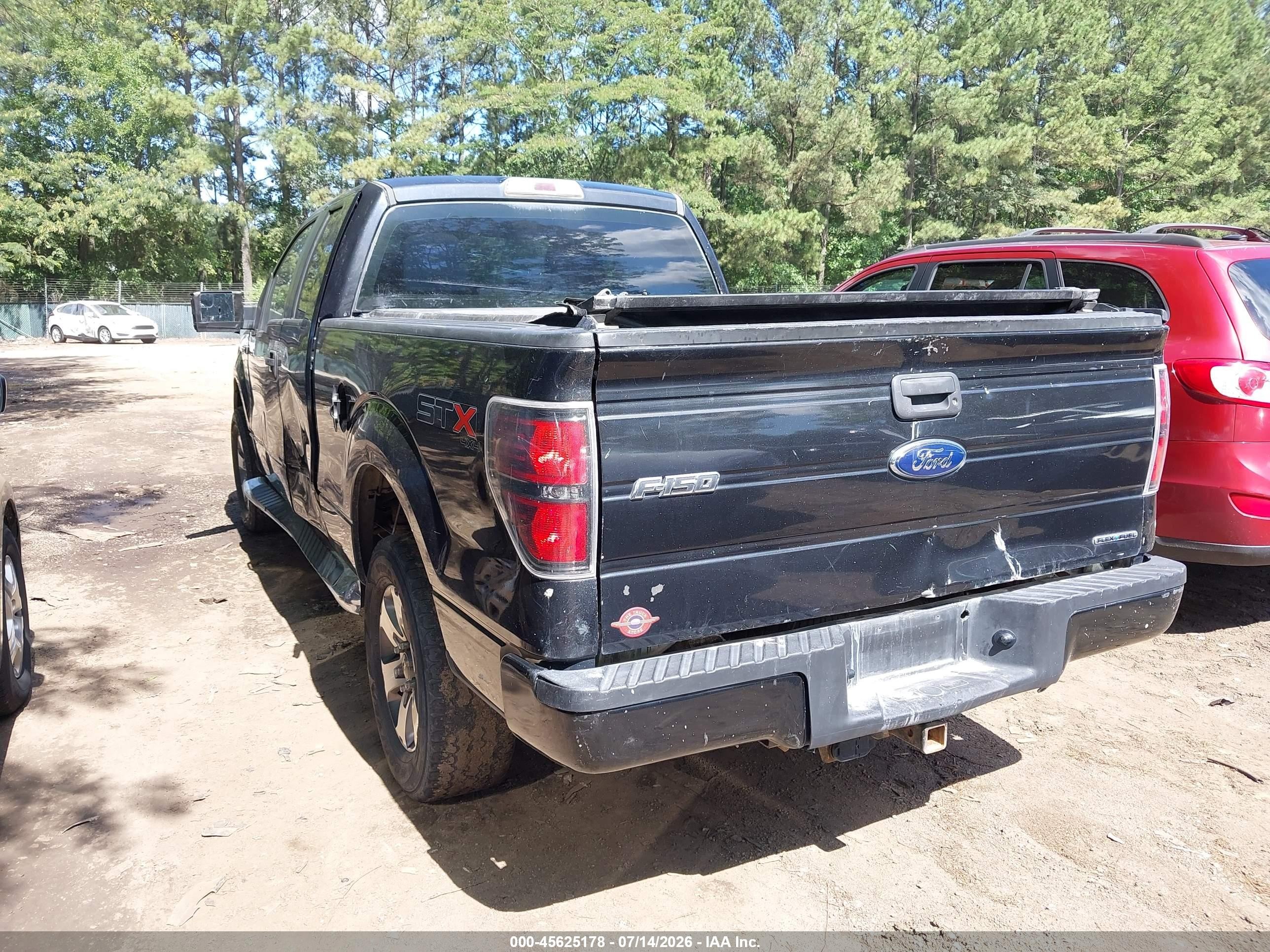 2013 Ford F-150 Stx Black vin: 1FTFX1EFXDKF57985