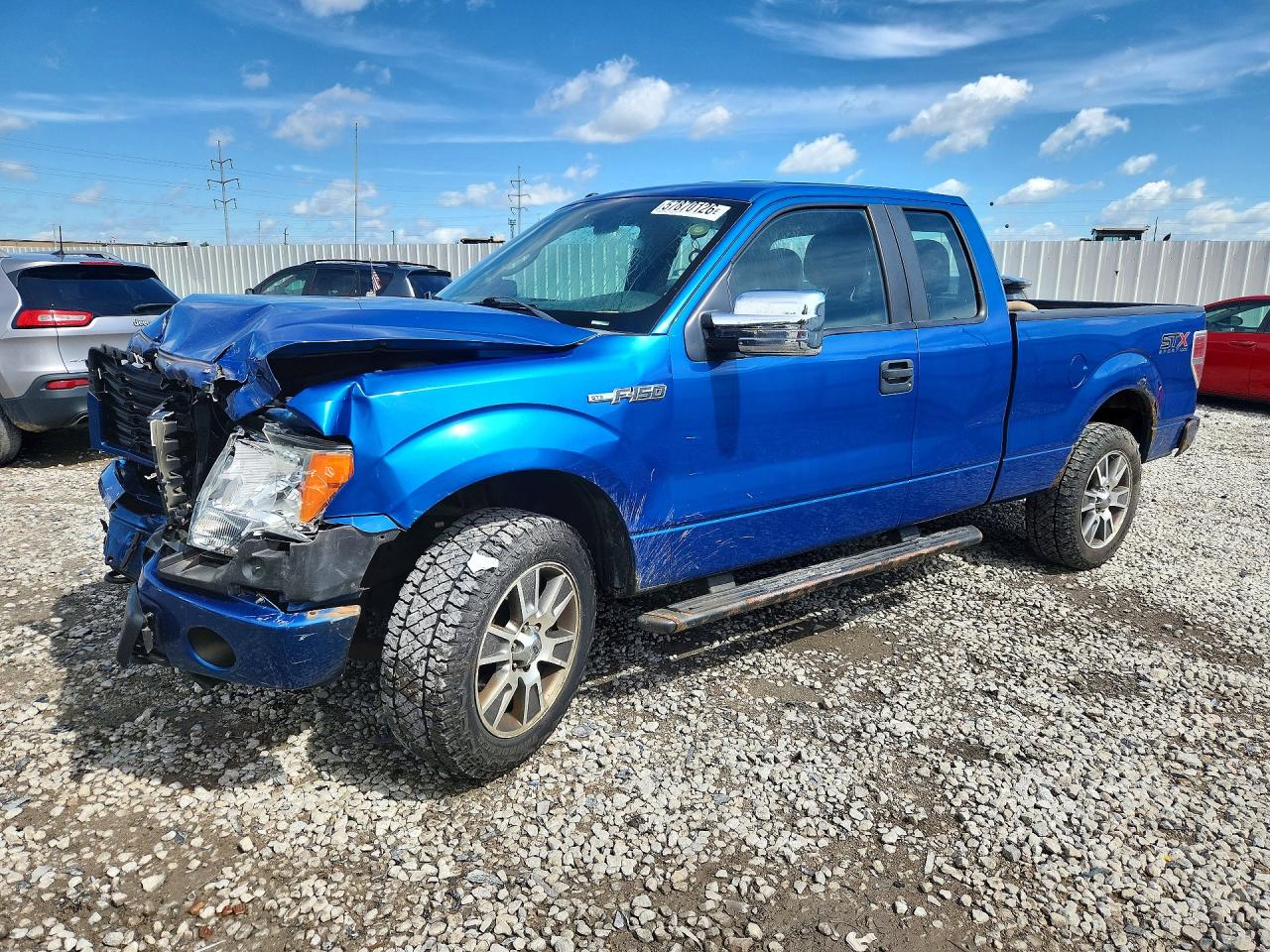 2014 Ford F150 Blue vin: 1FTFX1EFXEFA83272