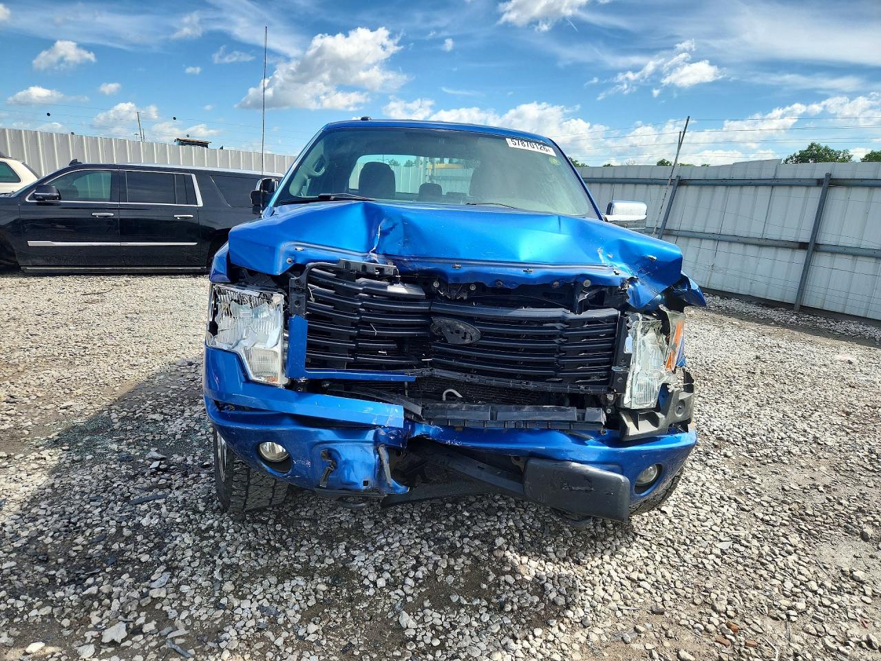2014 Ford F150 Blue vin: 1FTFX1EFXEFA83272