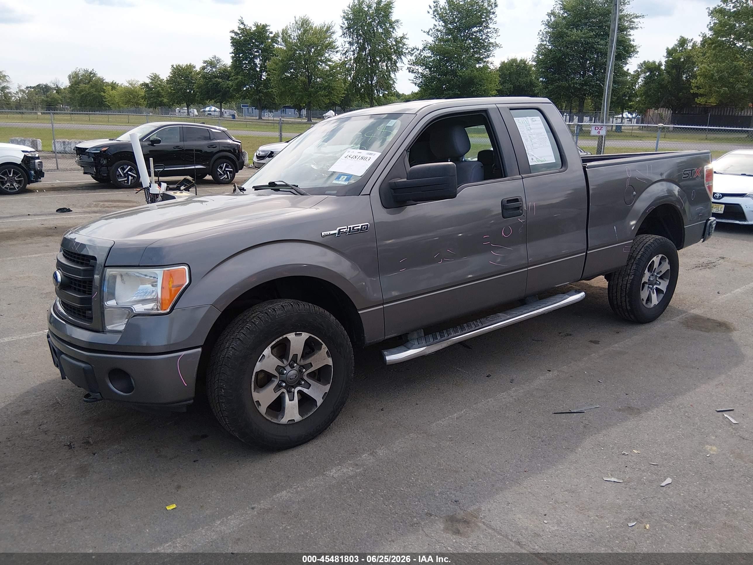 2014 Ford F-150 Fx4/lariat/stx/xl/xlt Серый vin: 1FTFX1EFXEFB36908
