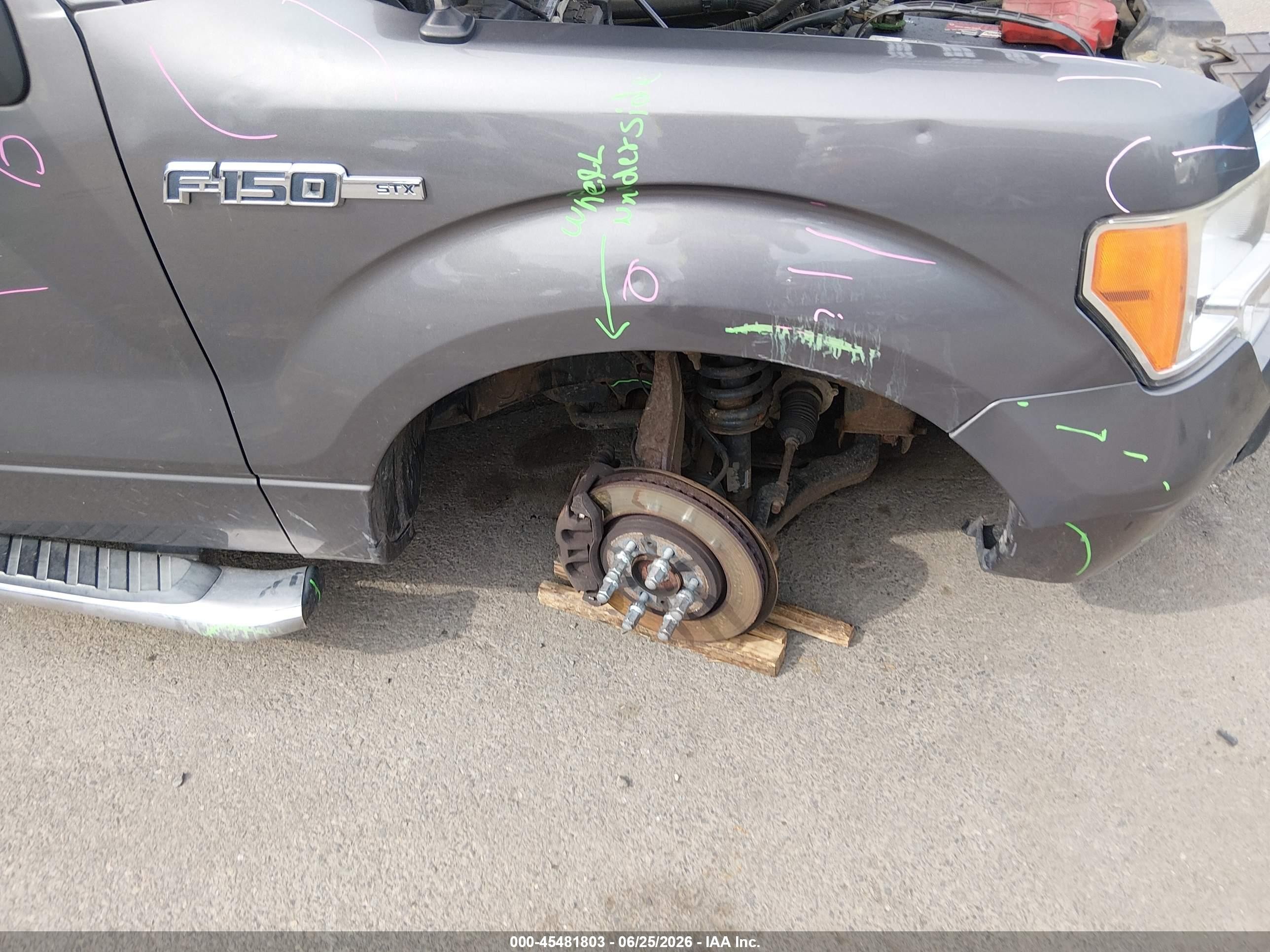 2014 Ford F-150 Fx4/lariat/stx/xl/xlt Серый vin: 1FTFX1EFXEFB36908