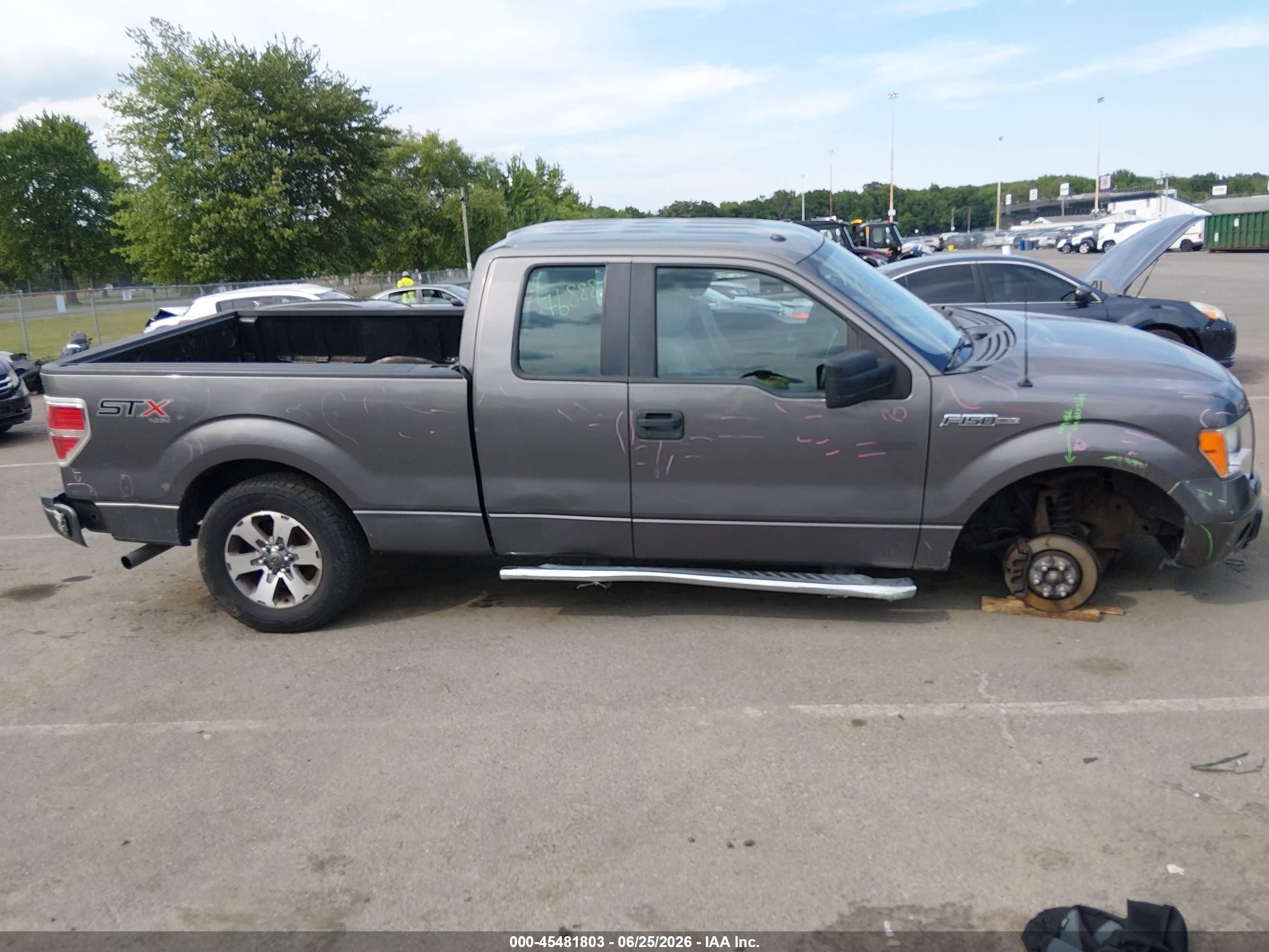 2014 Ford F-150 Fx4/lariat/stx/xl/xlt Серый vin: 1FTFX1EFXEFB36908