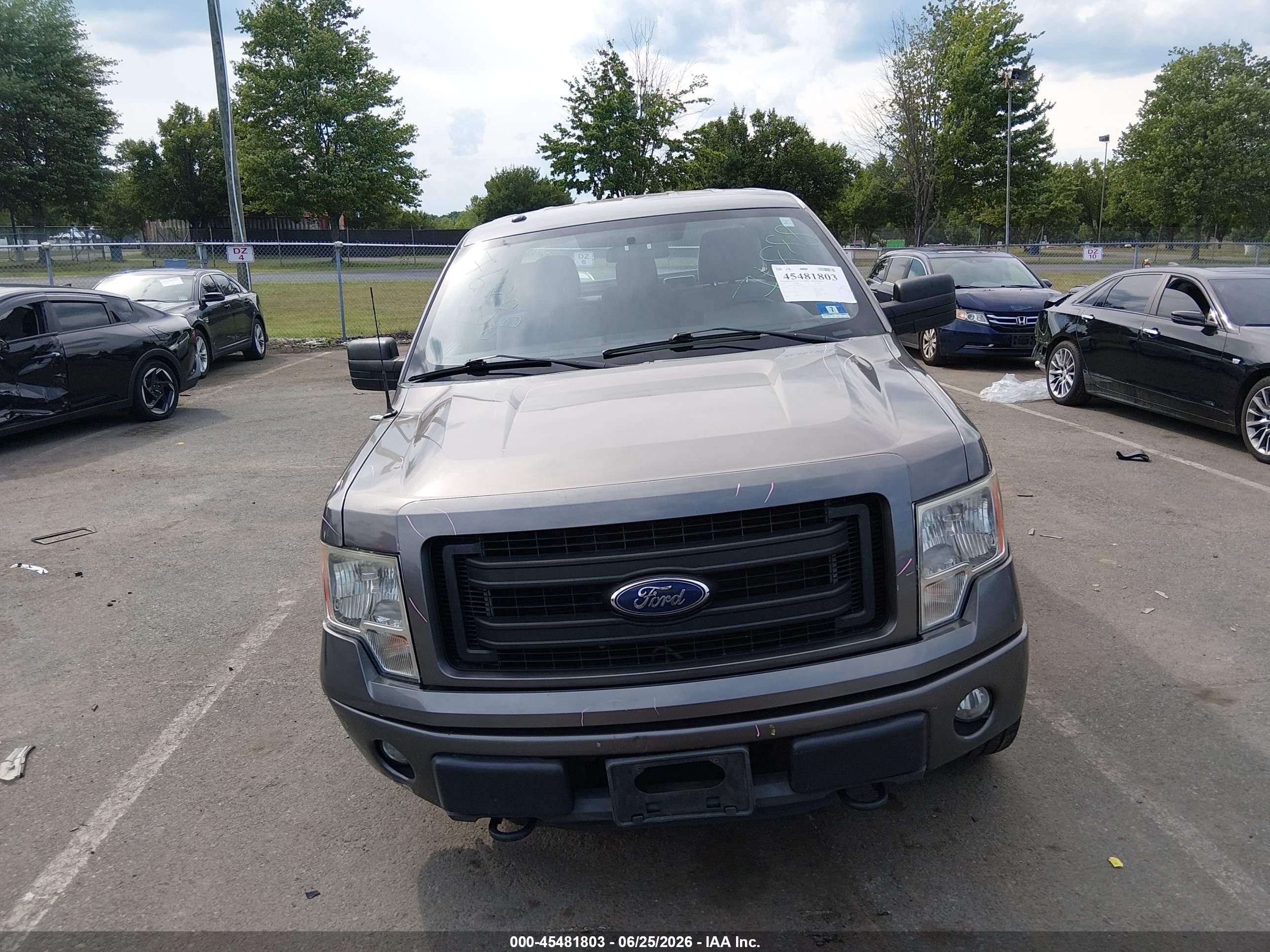 2014 Ford F-150 Fx4/lariat/stx/xl/xlt Серый vin: 1FTFX1EFXEFB36908
