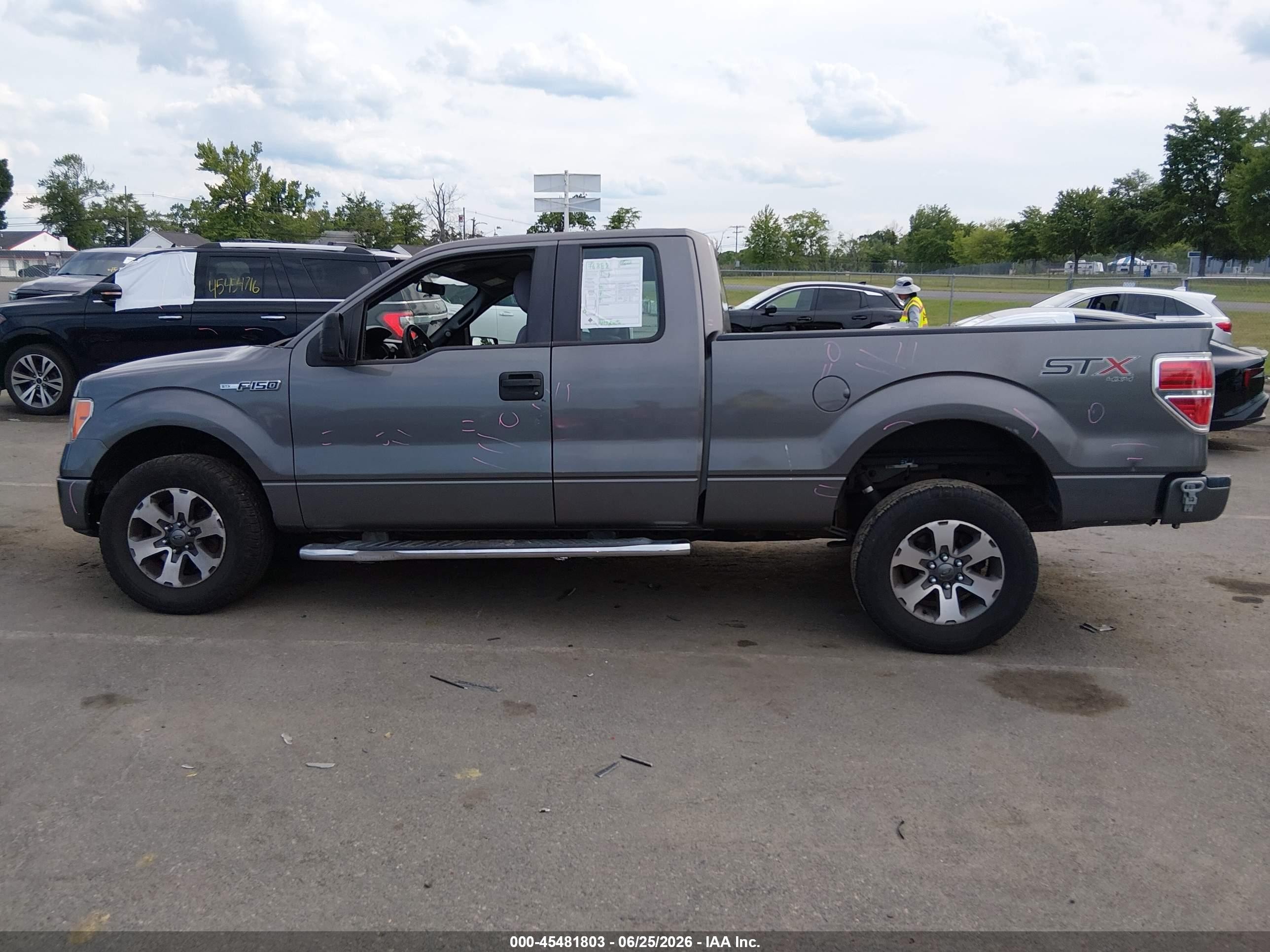 2014 Ford F-150 Fx4/lariat/stx/xl/xlt Серый vin: 1FTFX1EFXEFB36908