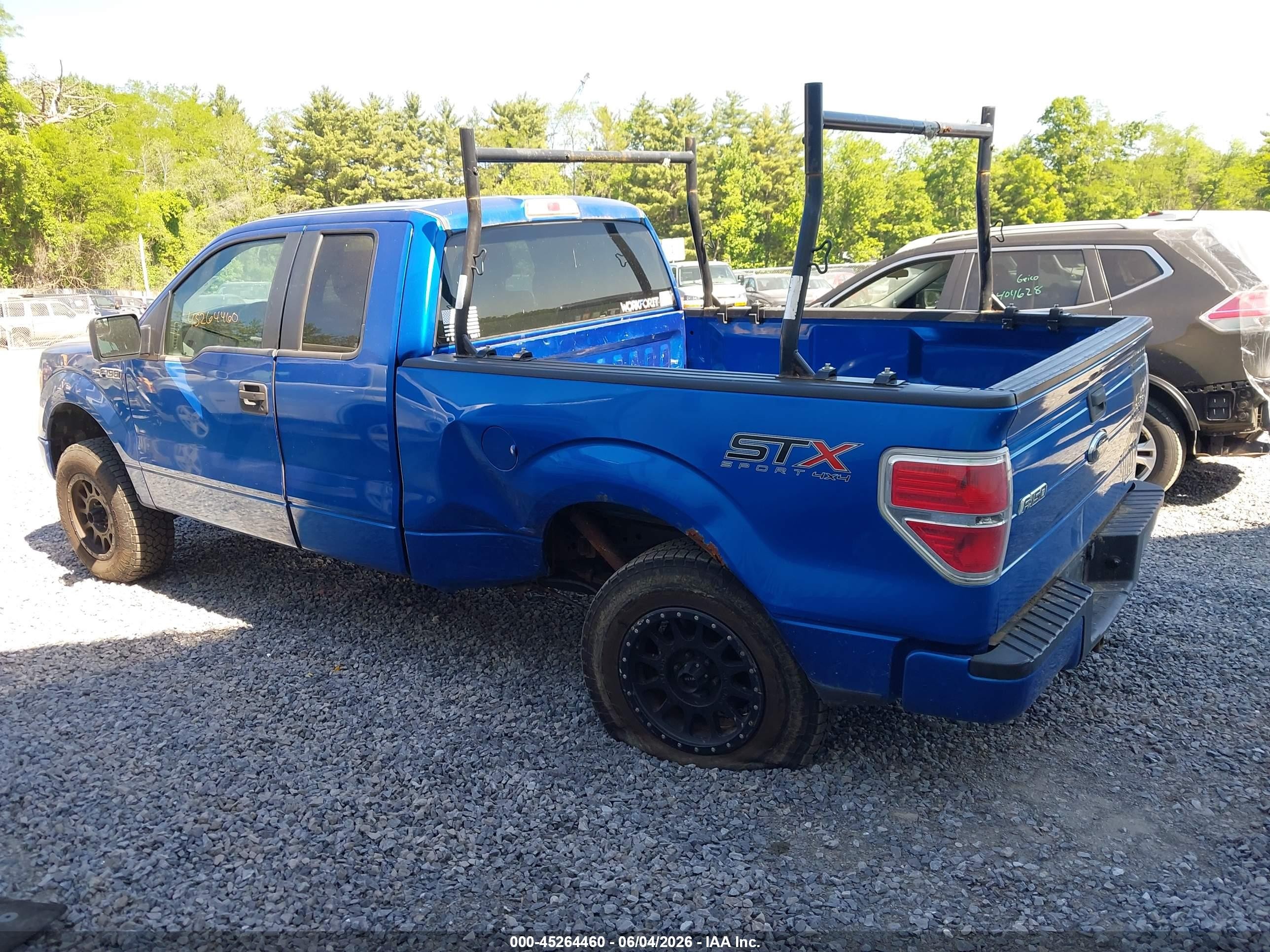 2014 Ford F-150 Stx Blue vin: 1FTFX1EFXEFB96137