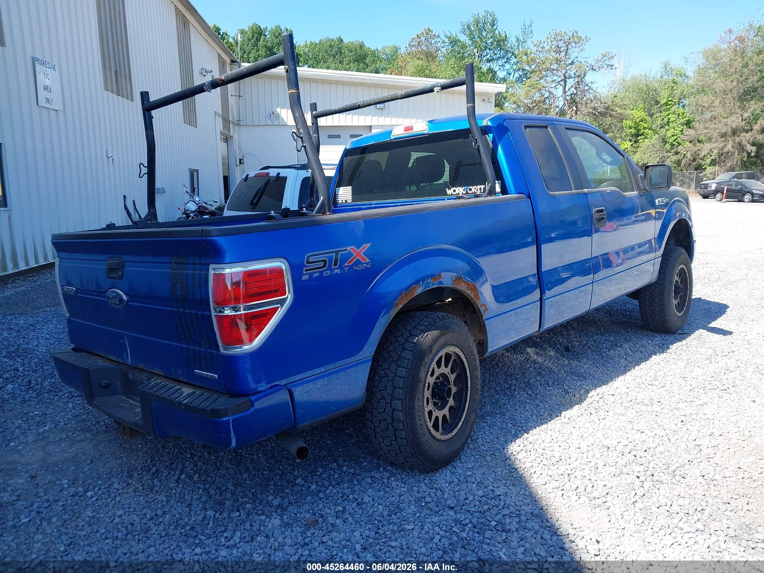 2014 Ford F-150 Stx Blue vin: 1FTFX1EFXEFB96137