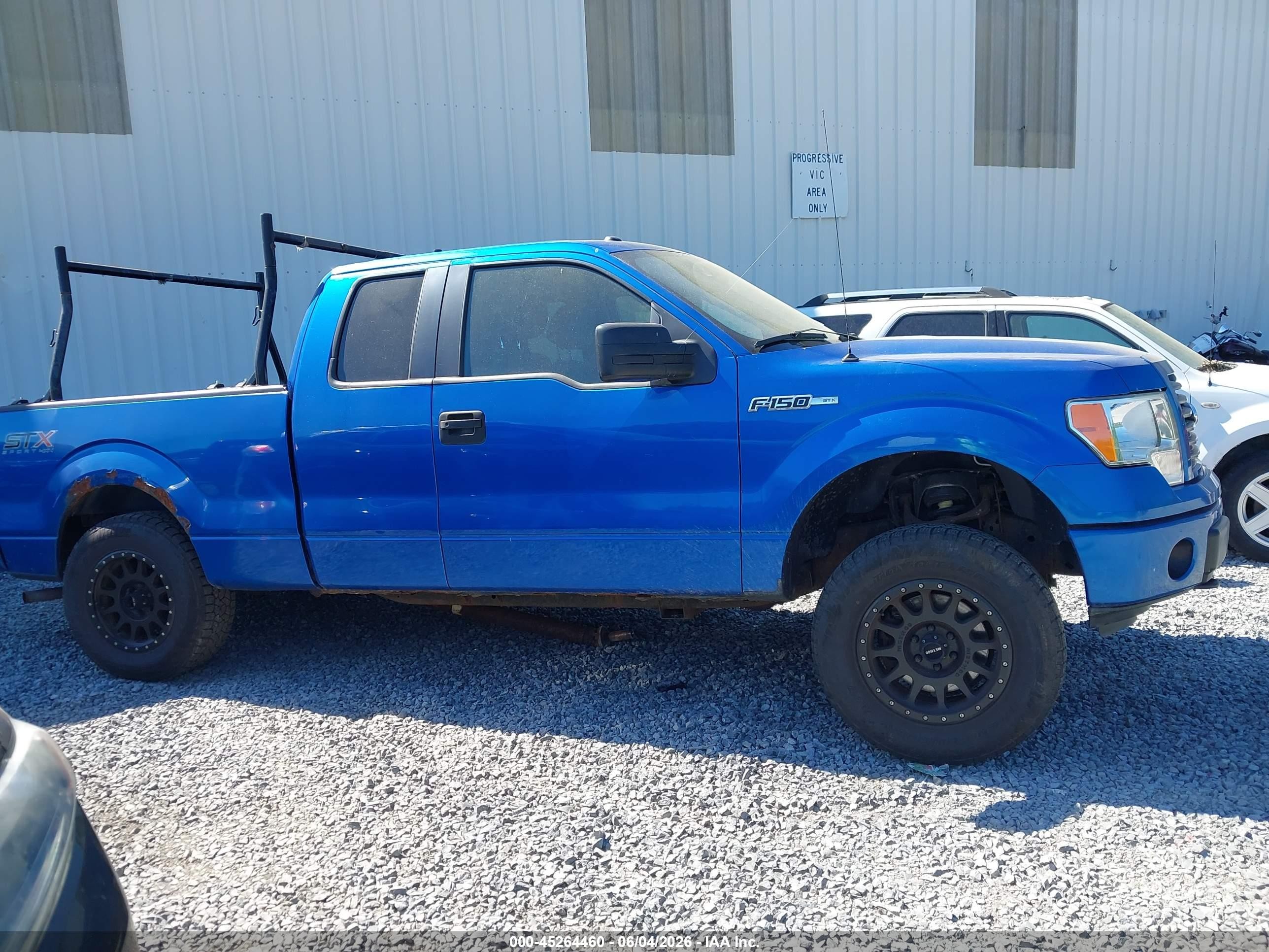 2014 Ford F-150 Stx Blue vin: 1FTFX1EFXEFB96137