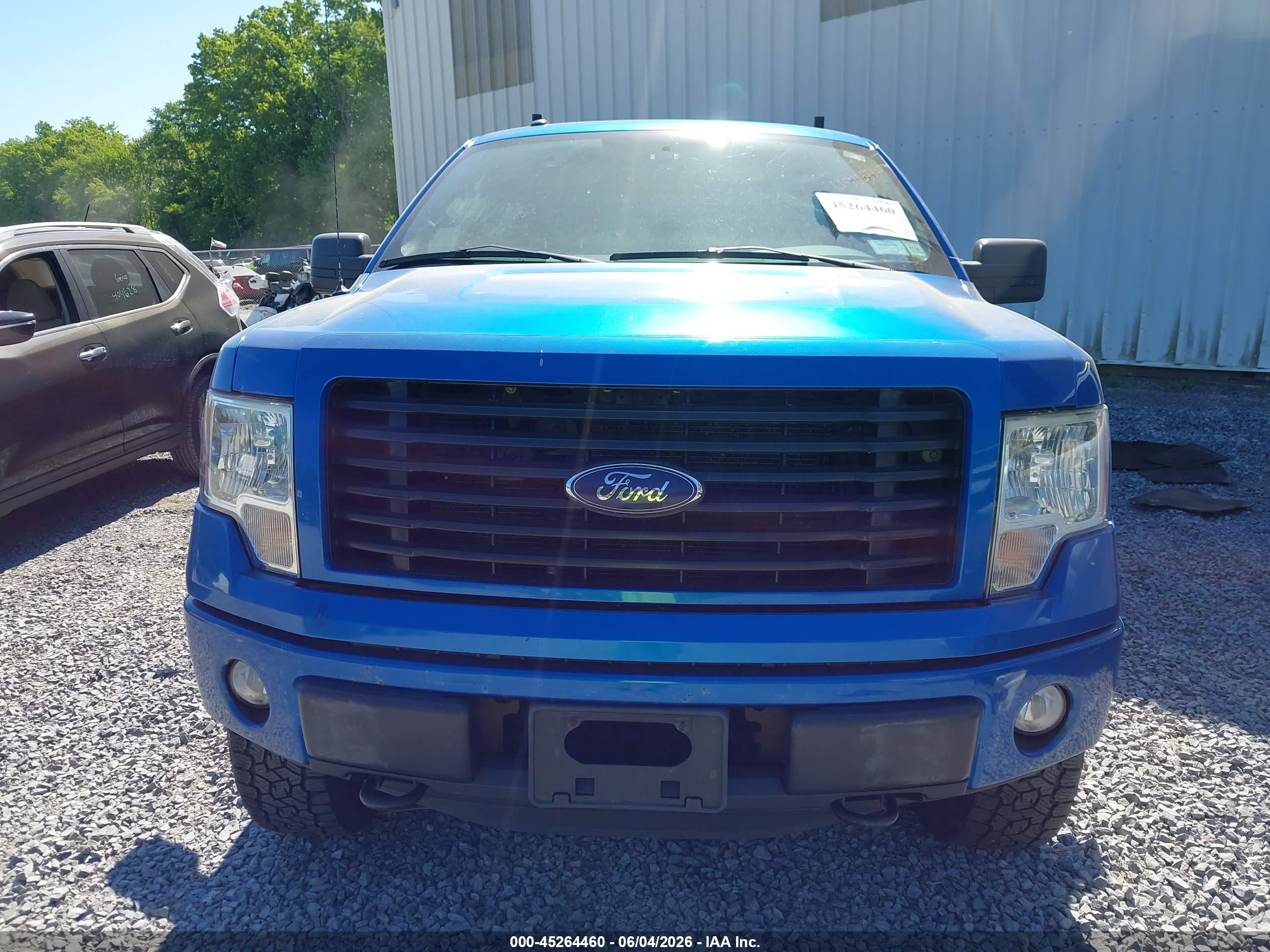 2014 Ford F-150 Stx Blue vin: 1FTFX1EFXEFB96137