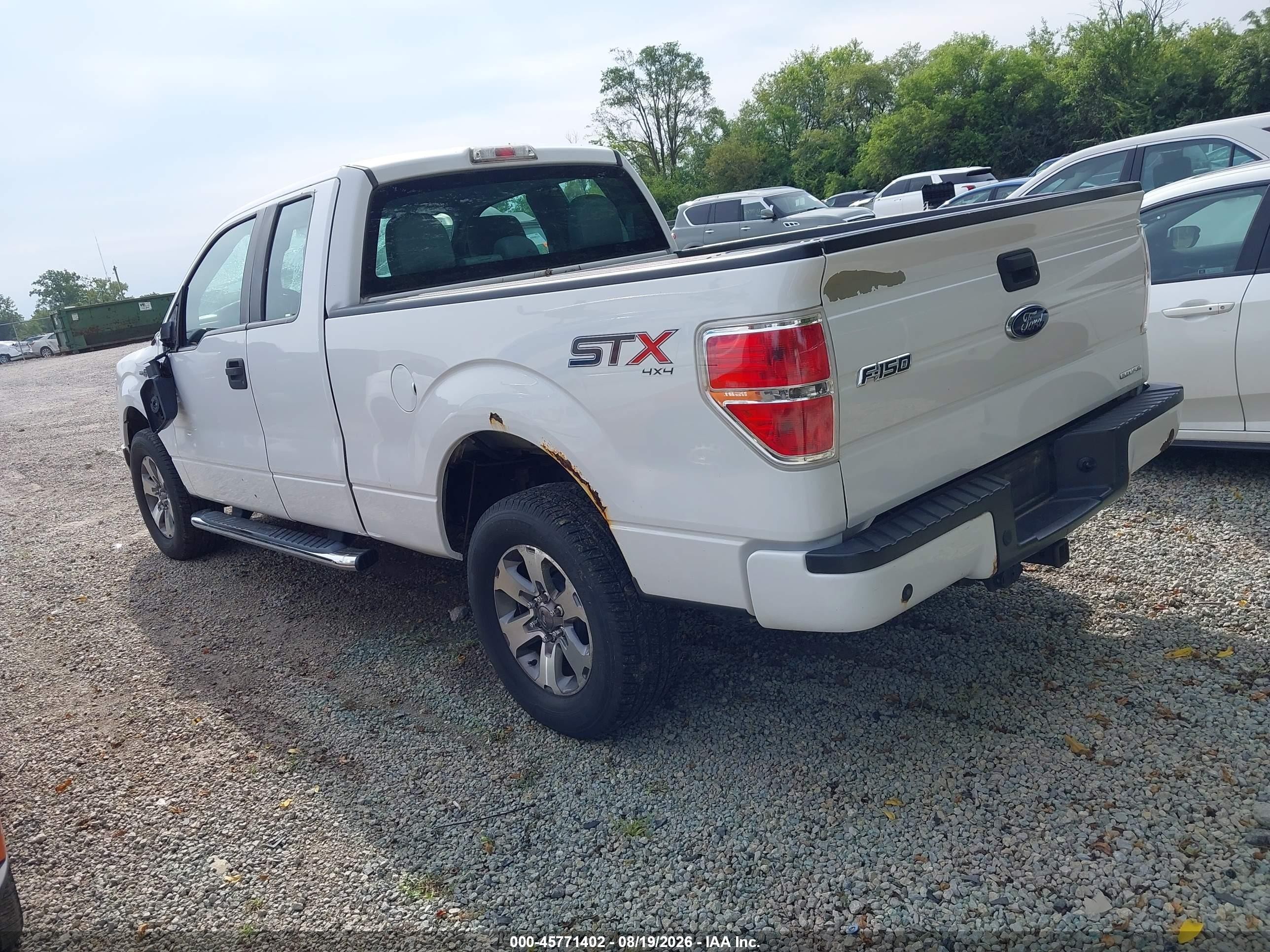 2014 Ford F-150 Stx Белый vin: 1FTFX1EFXEKD90156
