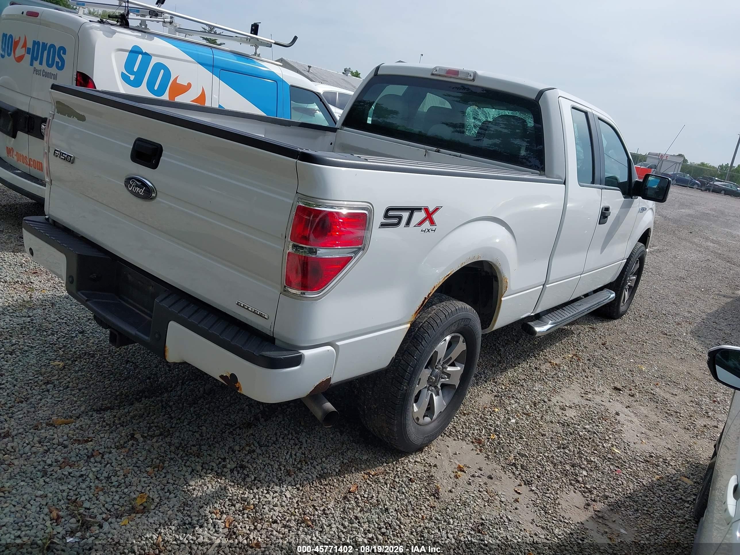 2014 Ford F-150 Stx Белый vin: 1FTFX1EFXEKD90156