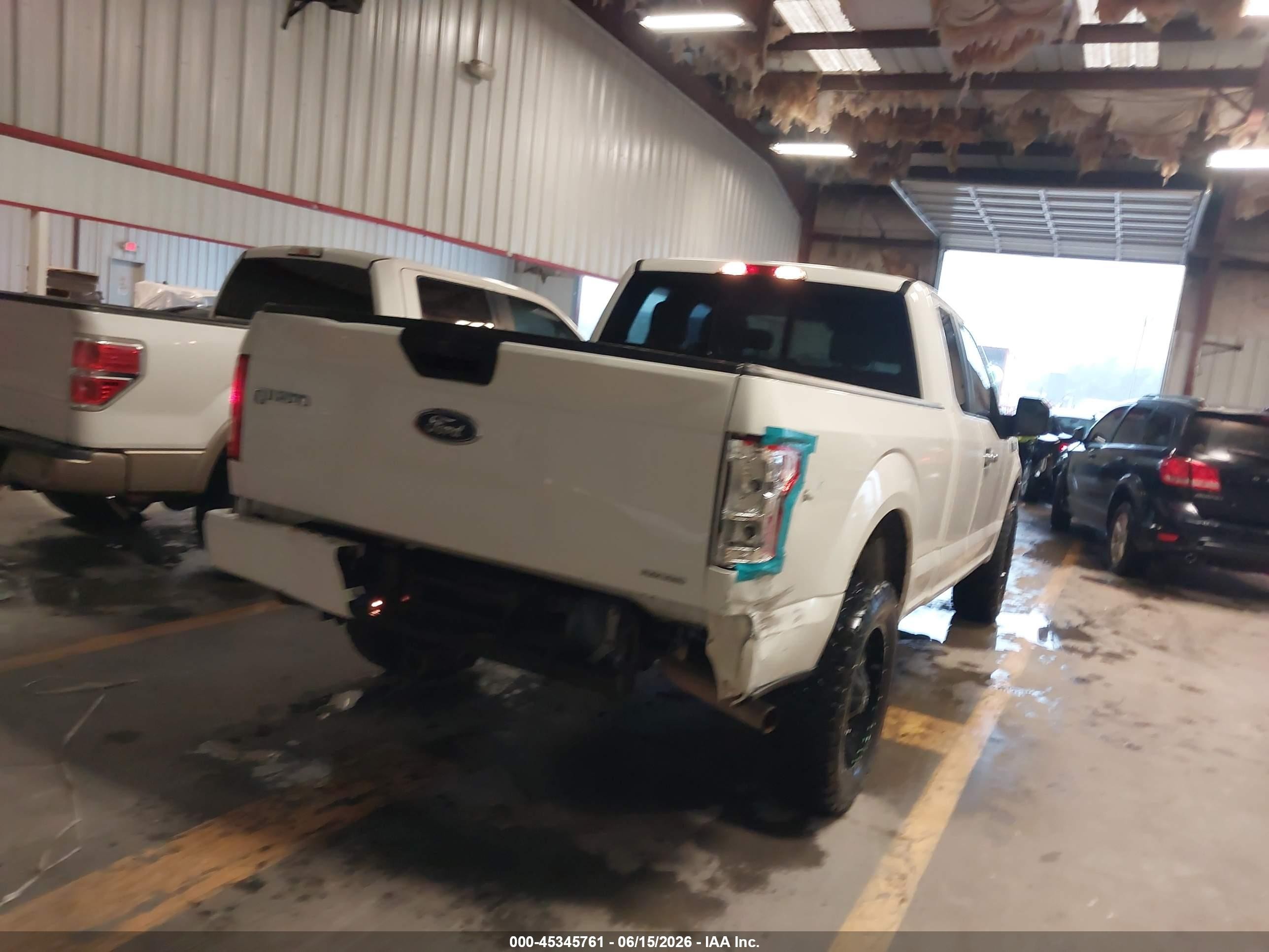 2015 Ford F-150 Xl White vin: 1FTFX1EFXFFA68479