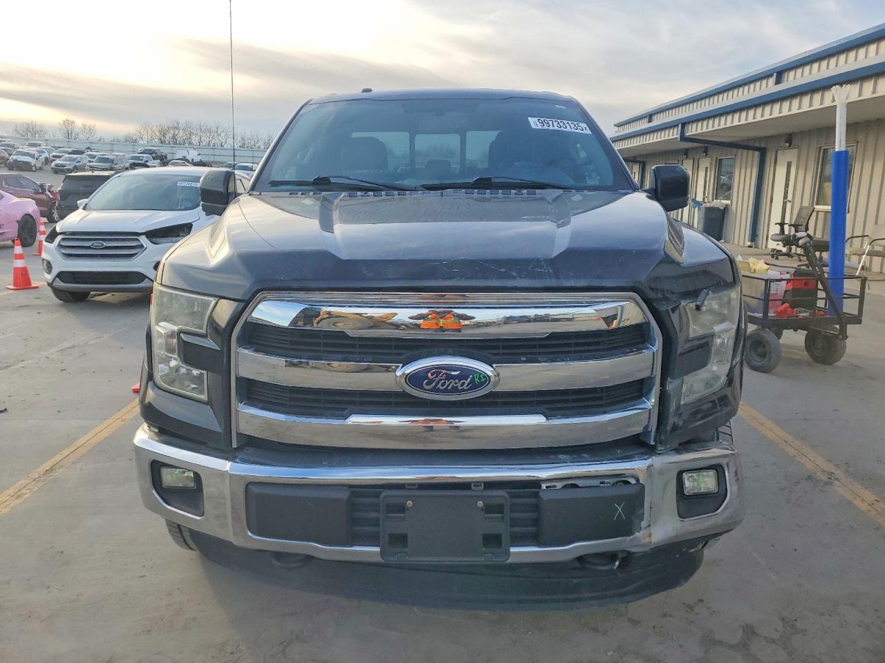 2015 Ford F150 Super Cab Black vin: 1FTFX1EFXFFC28795