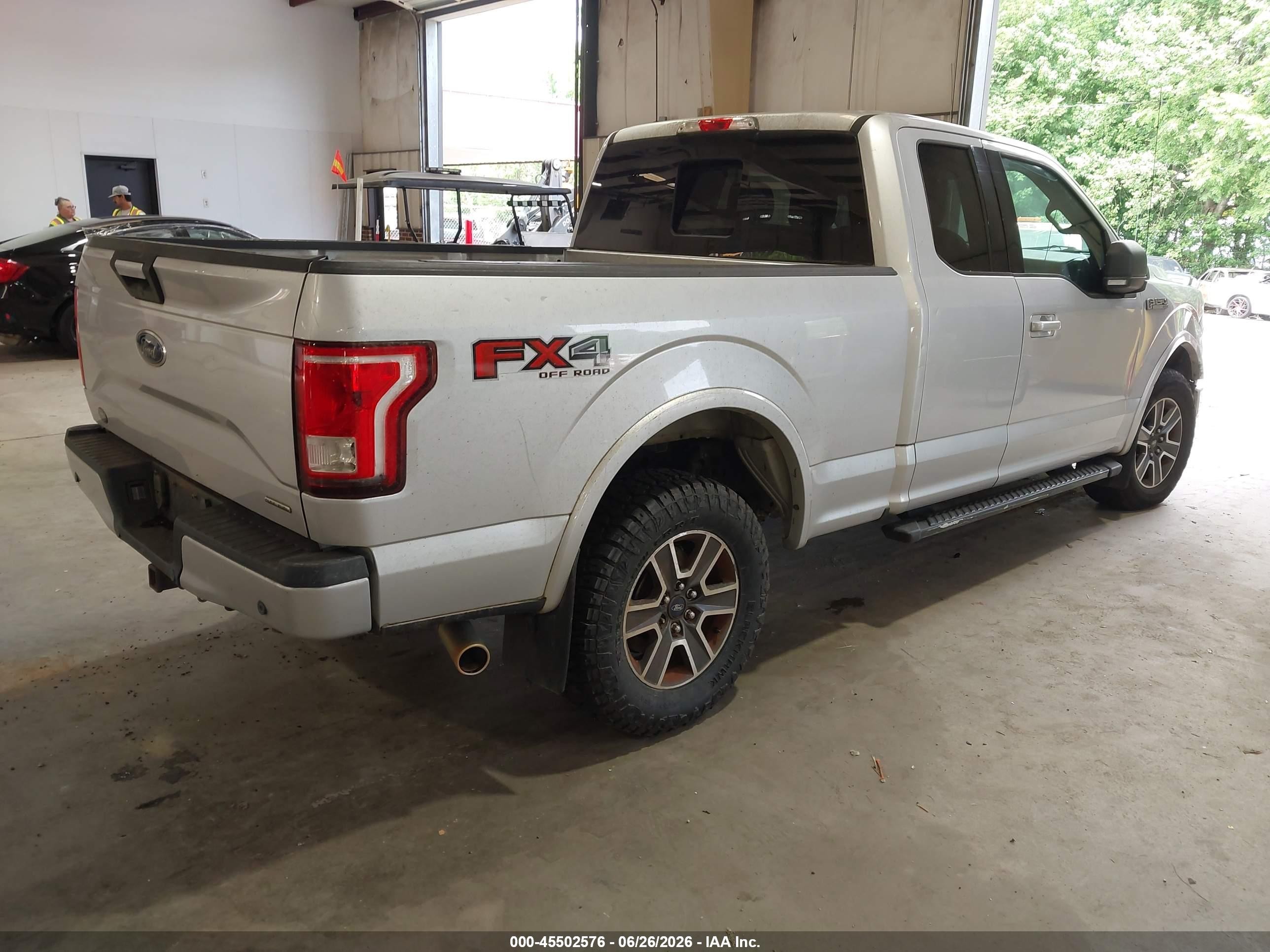 2015 Ford F-150 Lariat/xl/xlt Silver vin: 1FTFX1EFXFFC69461