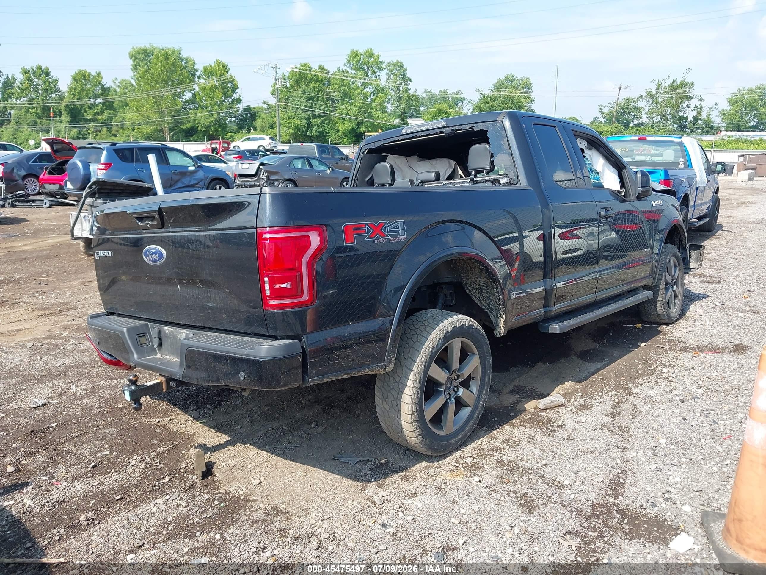 2015 Ford F-150 Lariat/xl/xlt Black vin: 1FTFX1EG2FFB47251