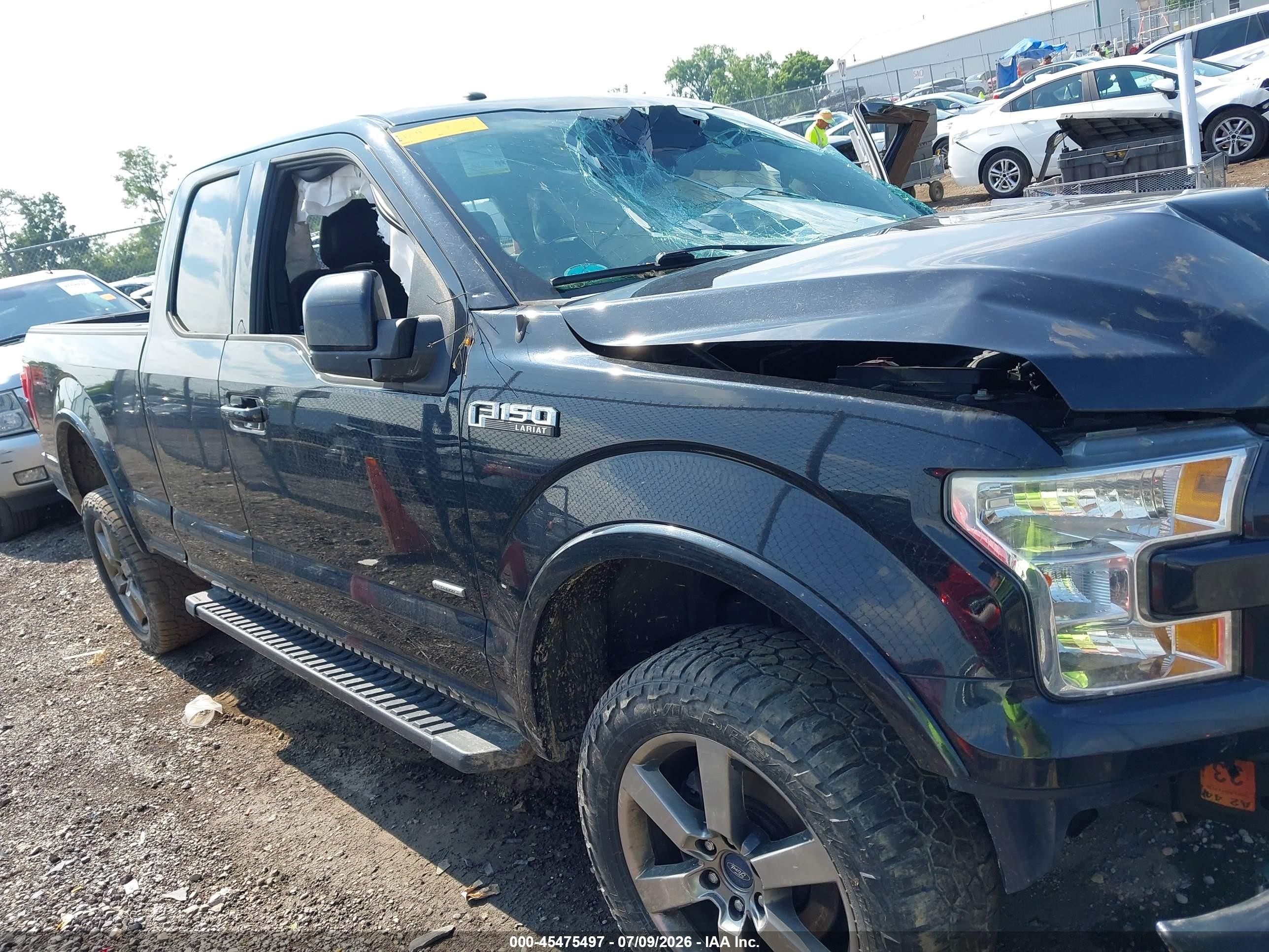 2015 Ford F-150 Lariat/xl/xlt Black vin: 1FTFX1EG2FFB47251