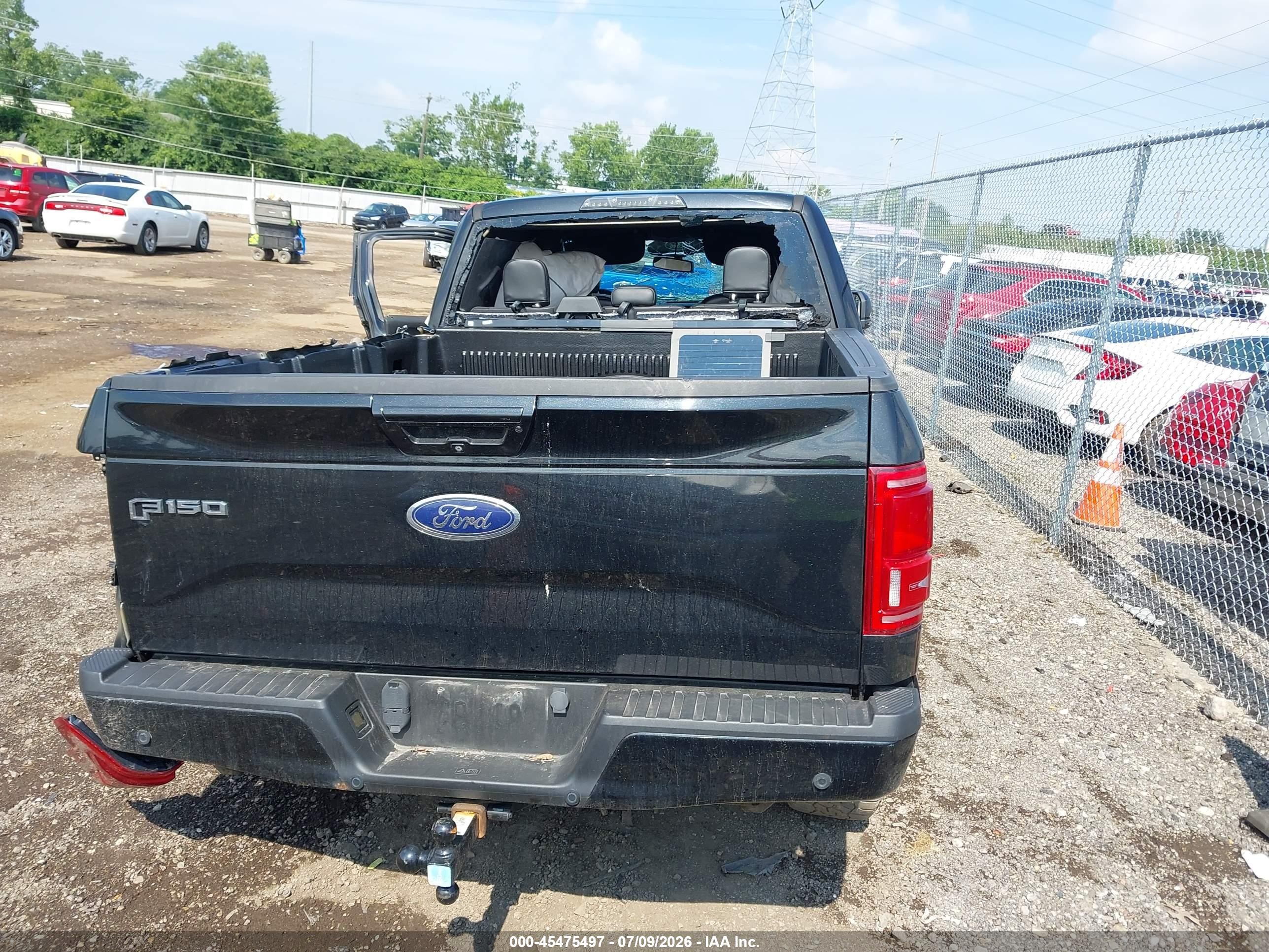 2015 Ford F-150 Lariat/xl/xlt Black vin: 1FTFX1EG2FFB47251