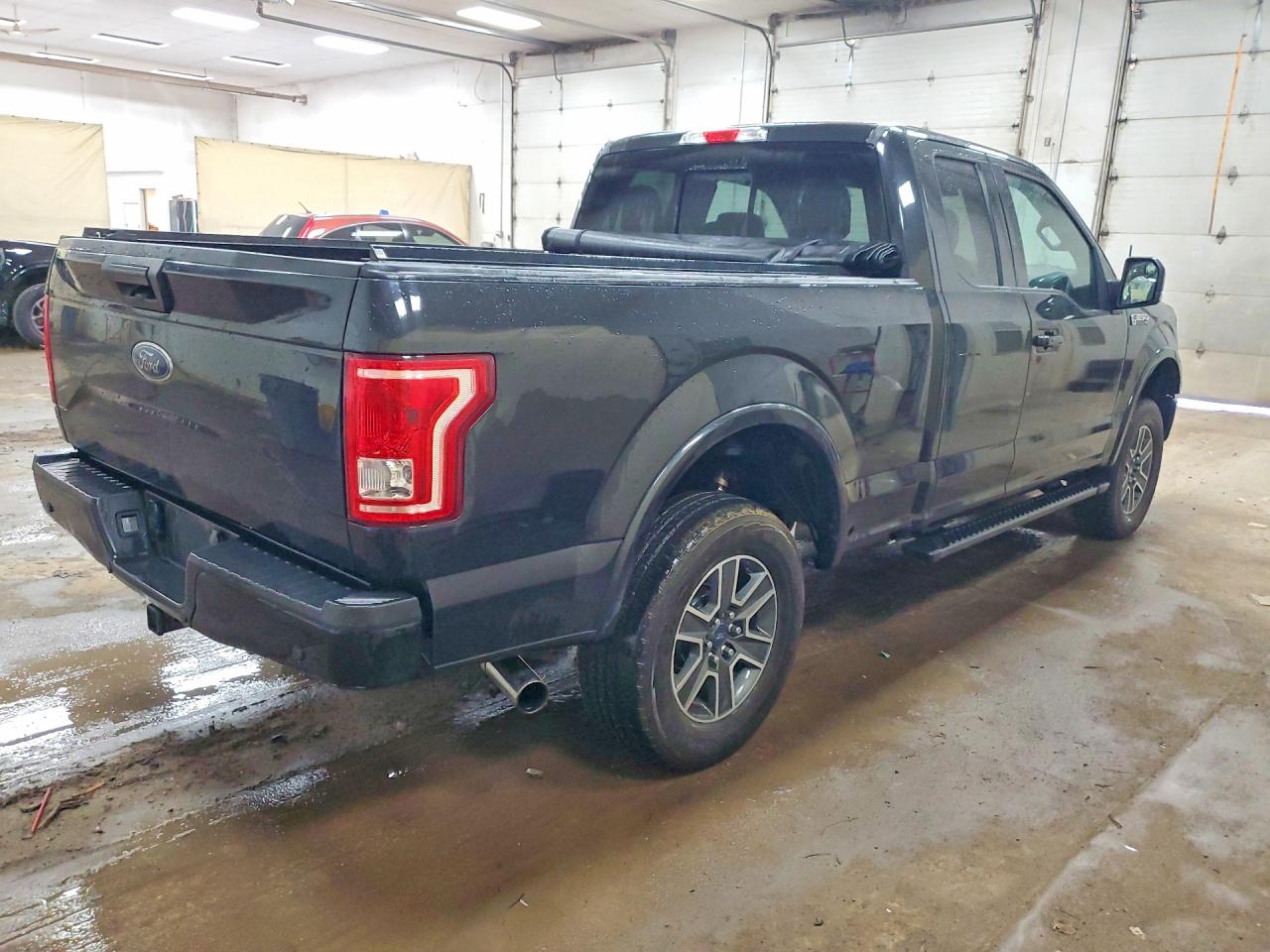 2015 Ford F150 Super Cab Black vin: 1FTFX1EG3FFA68445