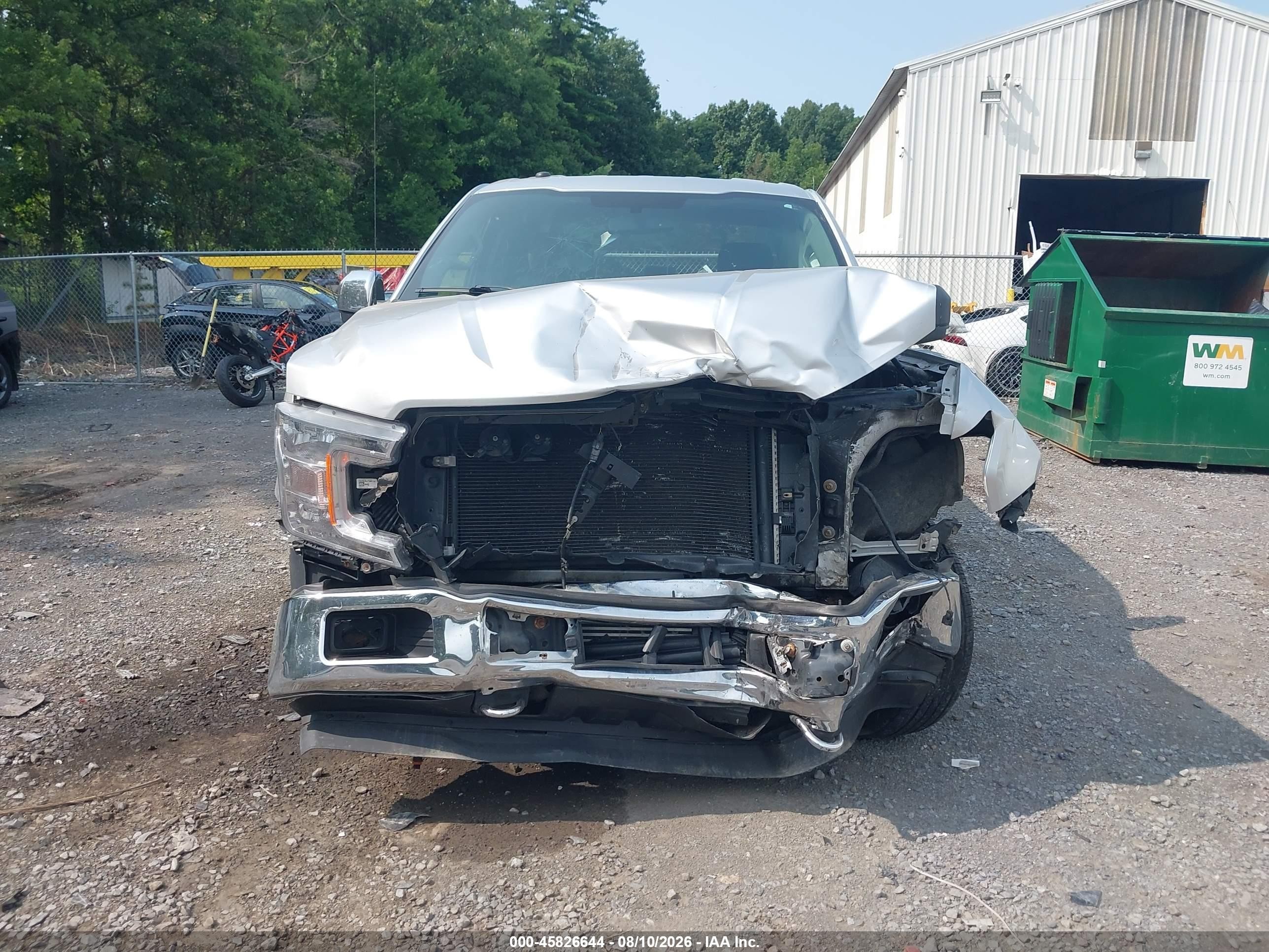 2018 Ford F-150 Xlt Silver vin: 1FTFX1EG3JFA53565