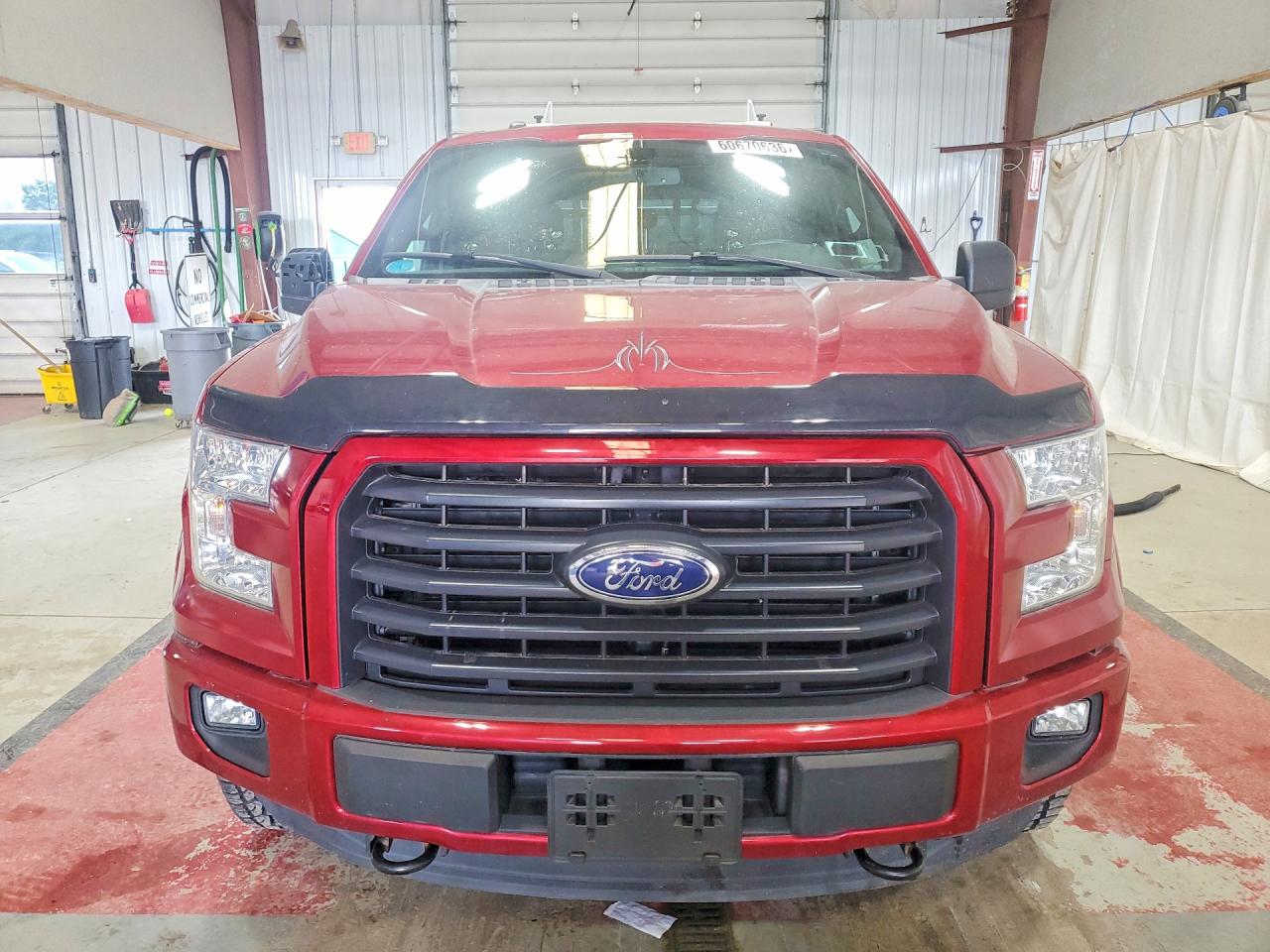 2015 Ford F150 Super Cab Burgundy vin: 1FTFX1EG4FFA14636