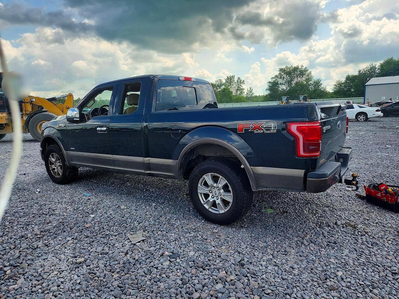 2015 Ford F150 Super Cab Gray vin: 1FTFX1EG5FFA19294