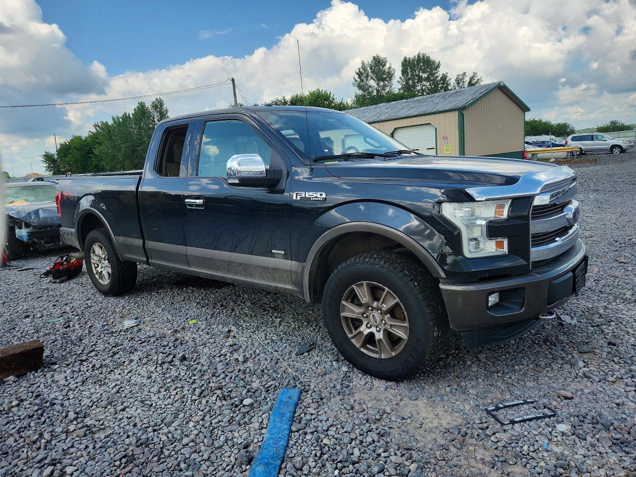 2015 Ford F150 Super Cab Gray vin: 1FTFX1EG5FFA19294