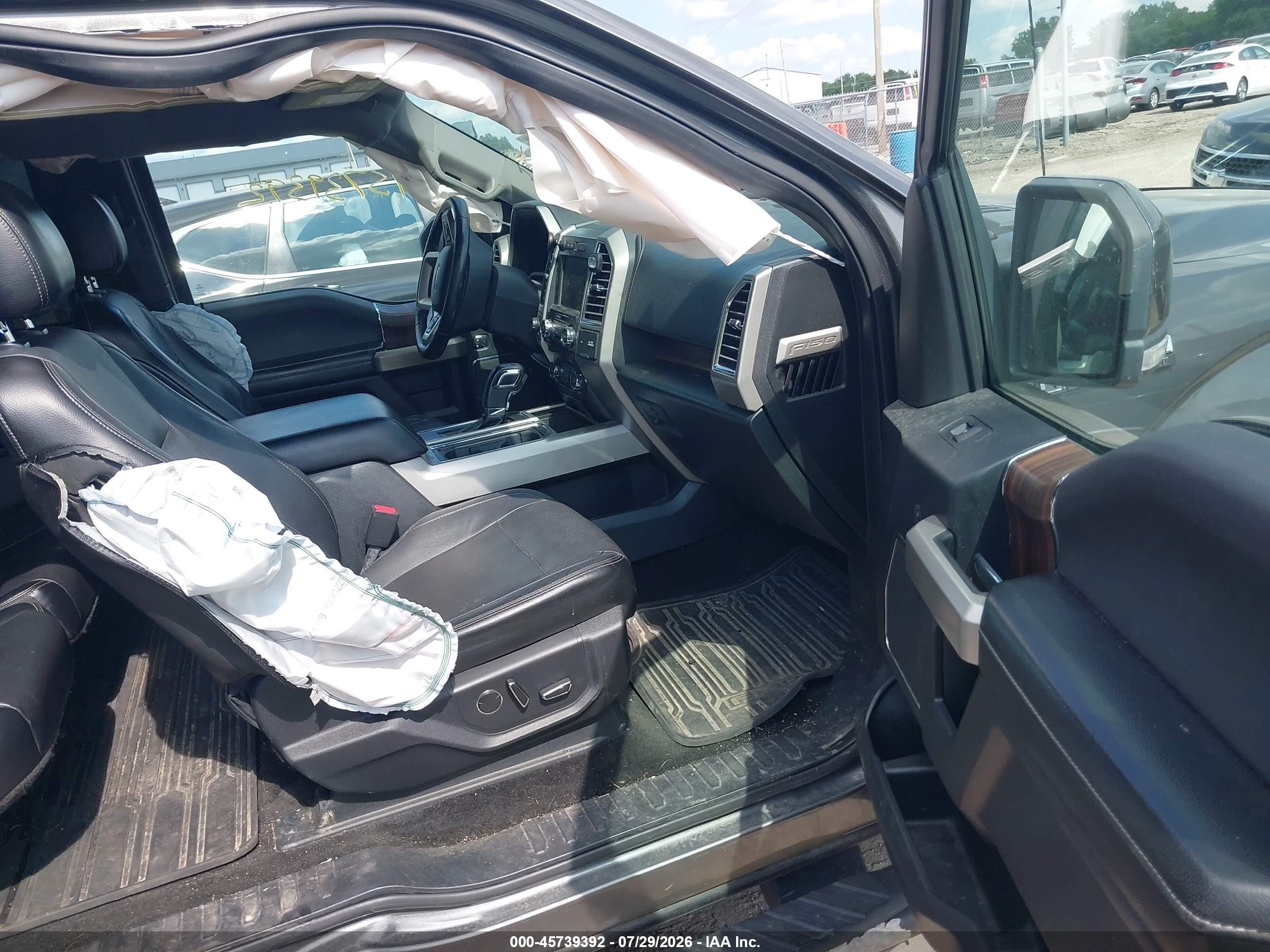 2015 Ford F-150 Lariat Gray vin: 1FTFX1EG7FKD07857