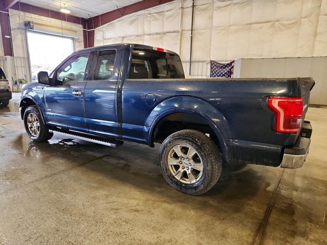 2015 Ford F150 Super Cab Синий vin: 1FTFX1EG8FKE19115