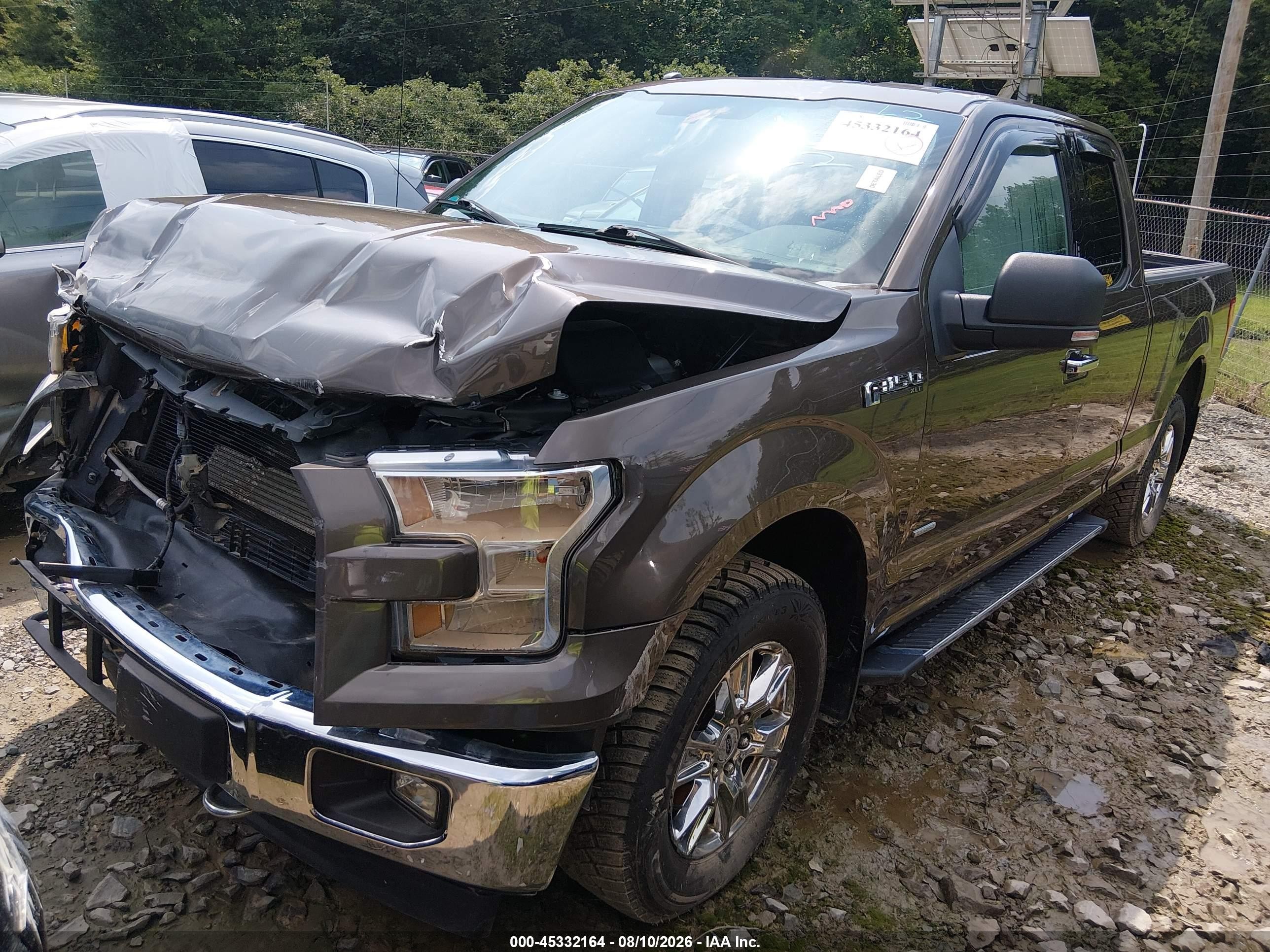 2017 Ford F-150 Xlt Brown vin: 1FTFX1EG8HFB31672