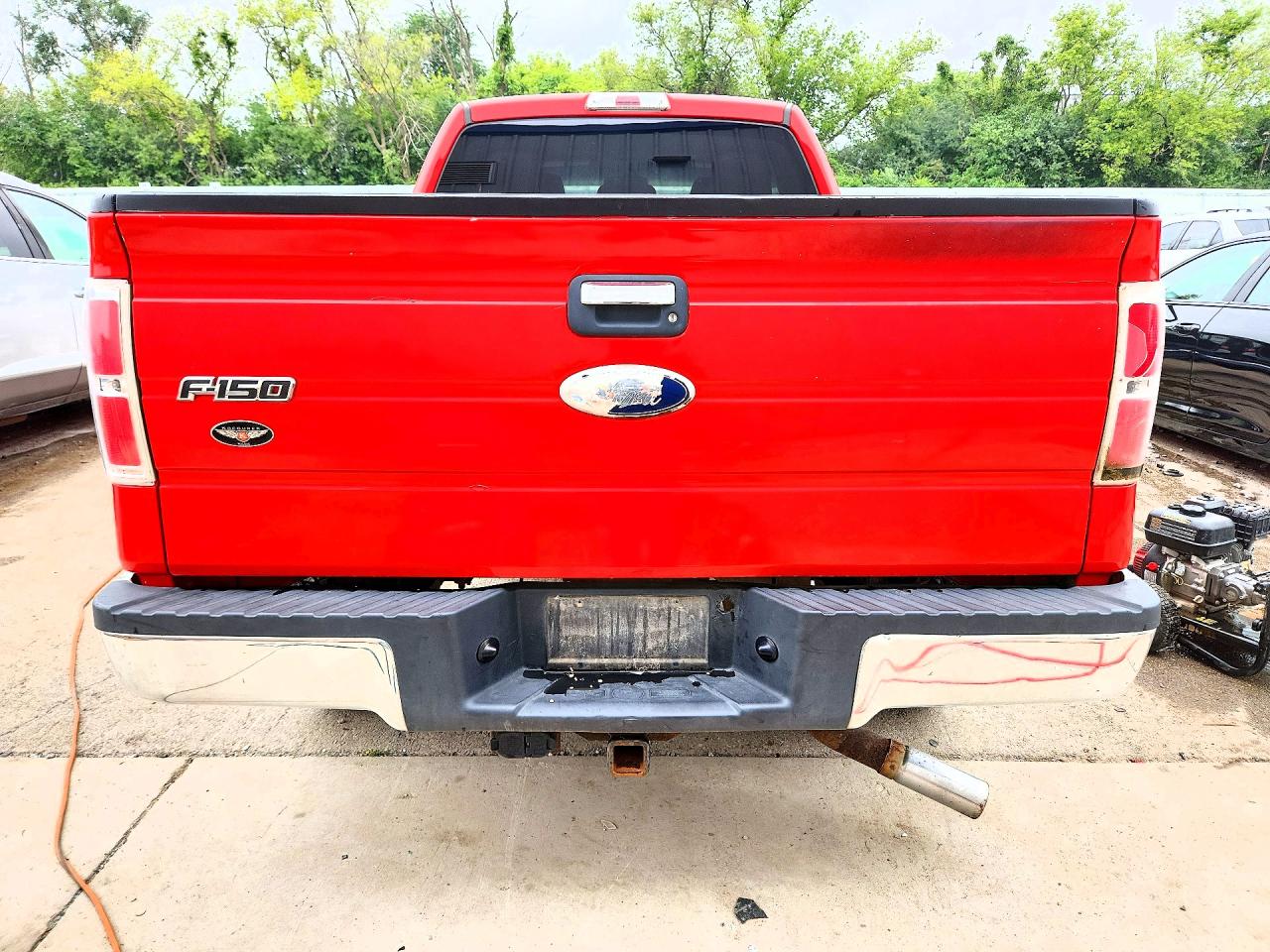 2011 Ford F150 Super Cab Red vin: 1FTFX1ET0BFA97358