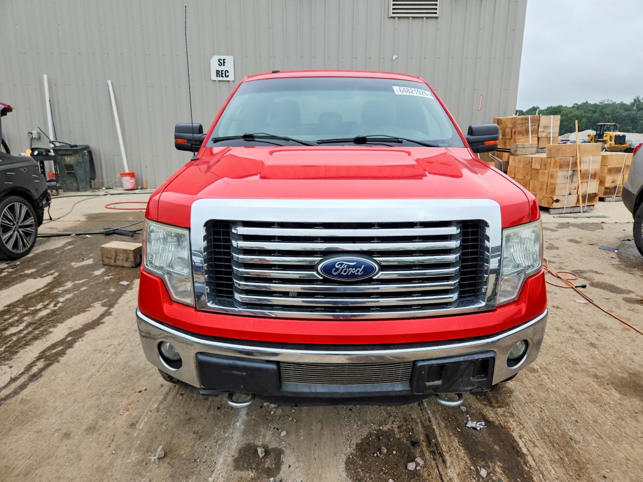 2011 Ford F150 Super Cab Red vin: 1FTFX1ET0BFA97358
