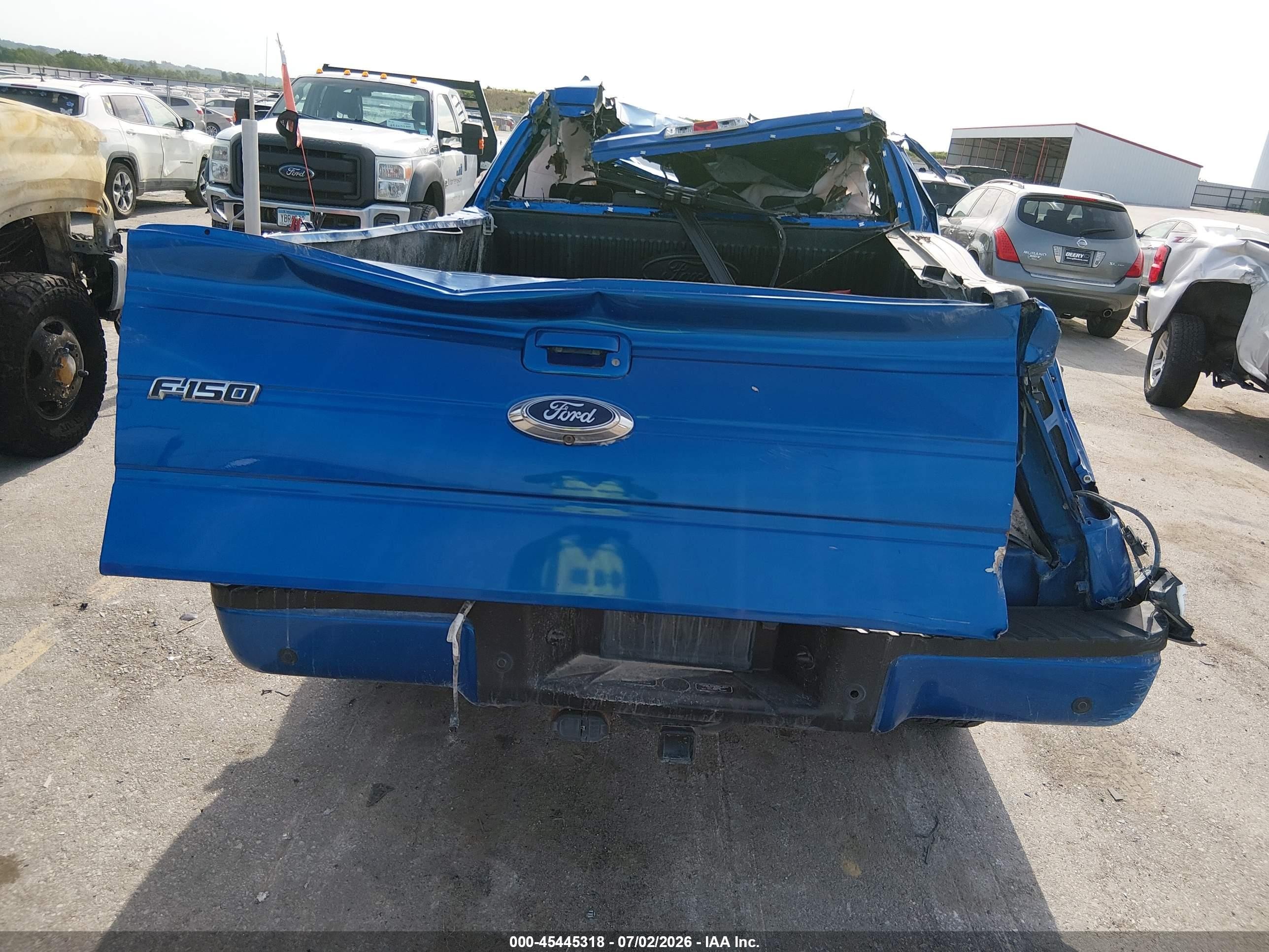 2013 Ford F-150 Fx4 Blue vin: 1FTFX1ET0DFB02528