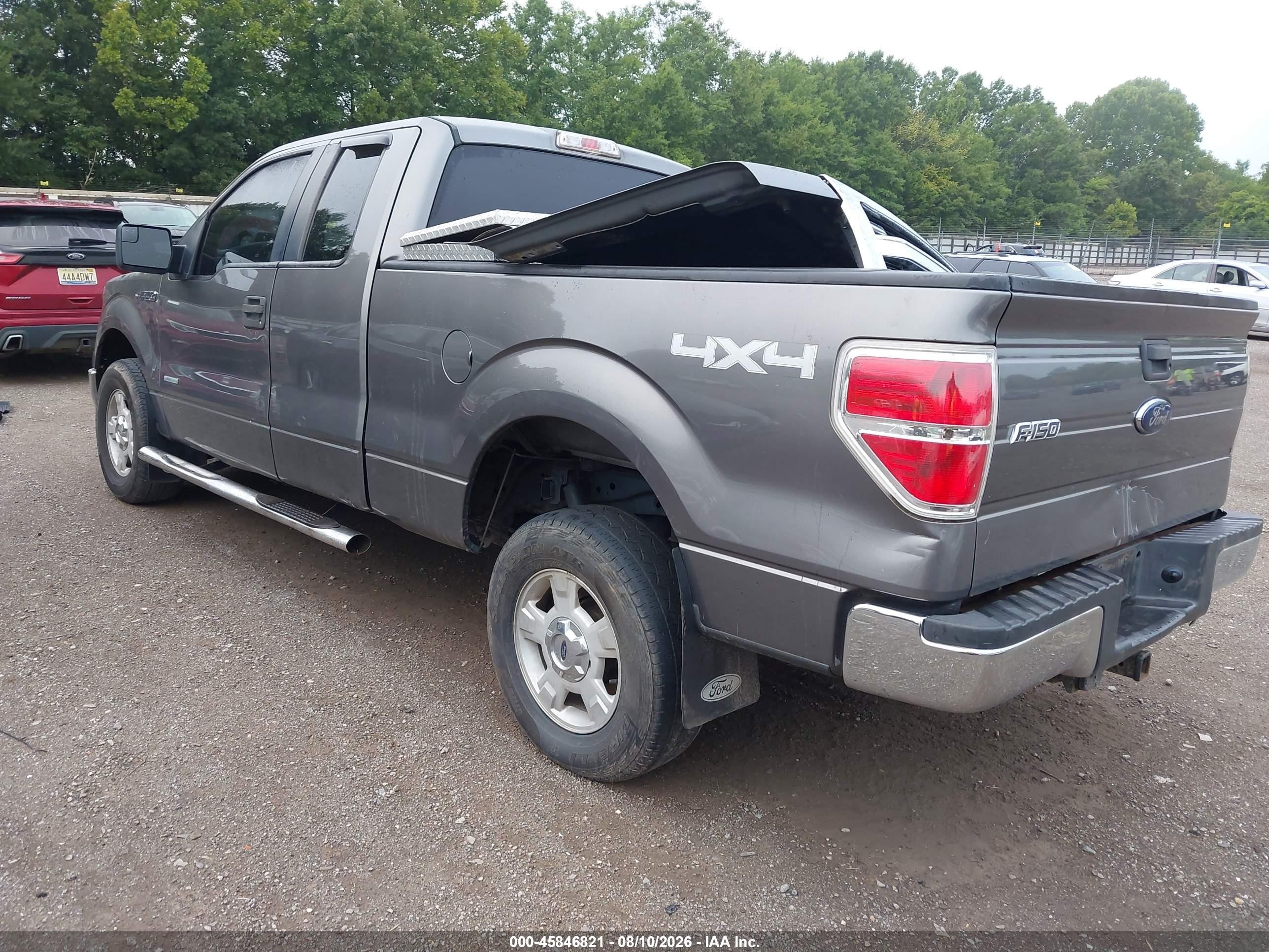 2013 Ford F-150 Xlt Gray vin: 1FTFX1ET0DFD21005
