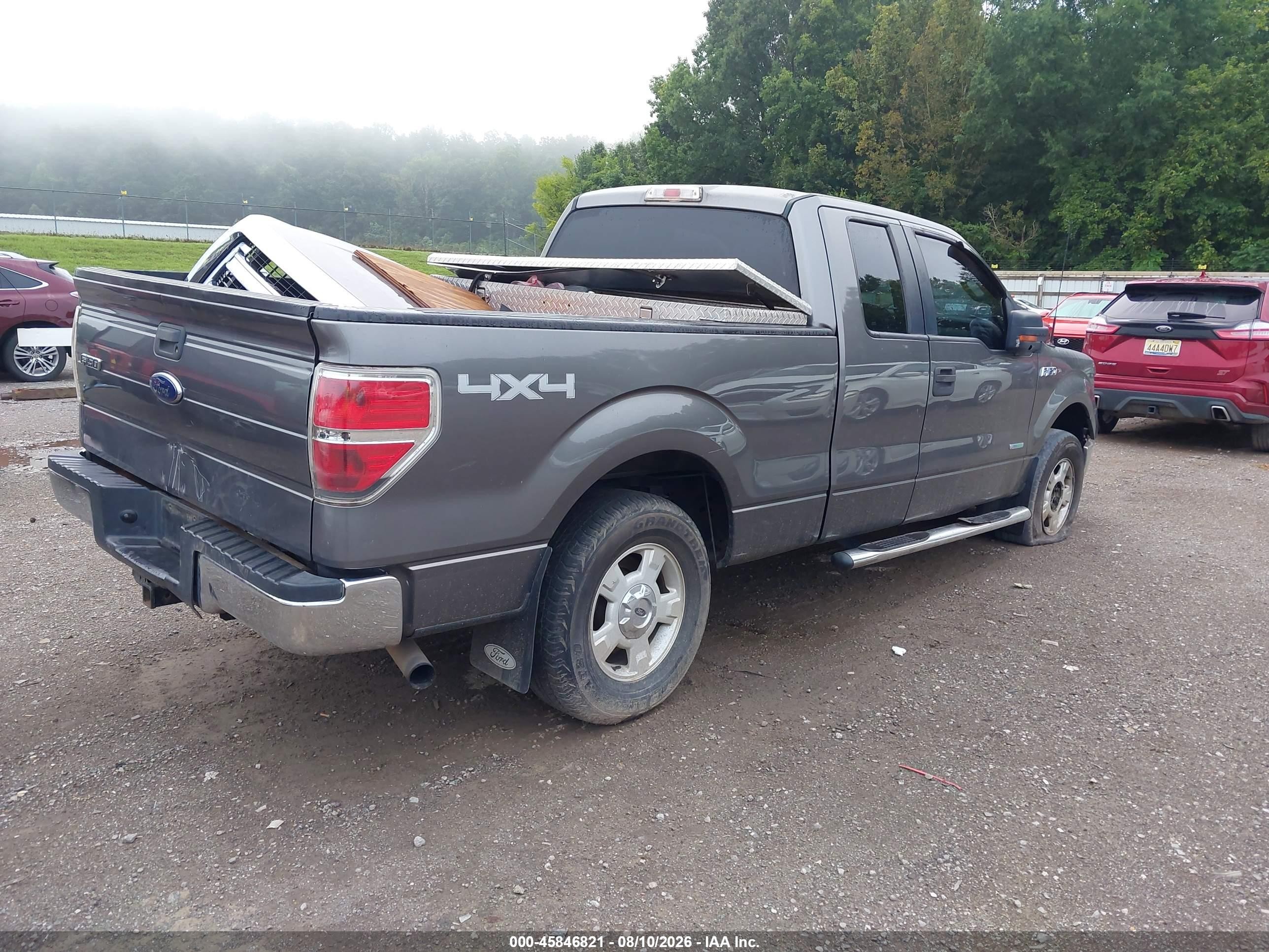 2013 Ford F-150 Xlt Gray vin: 1FTFX1ET0DFD21005