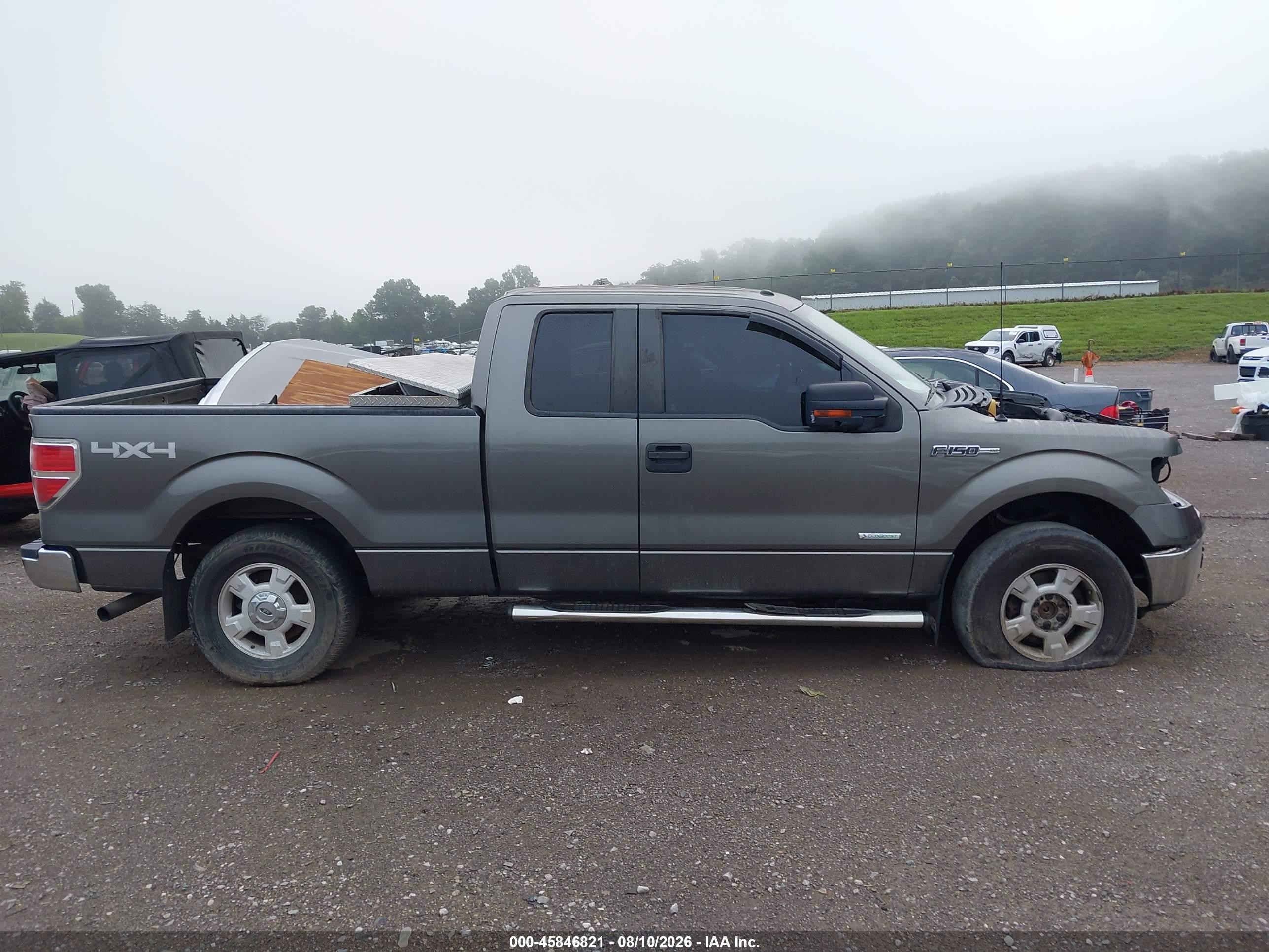 2013 Ford F-150 Xlt Gray vin: 1FTFX1ET0DFD21005