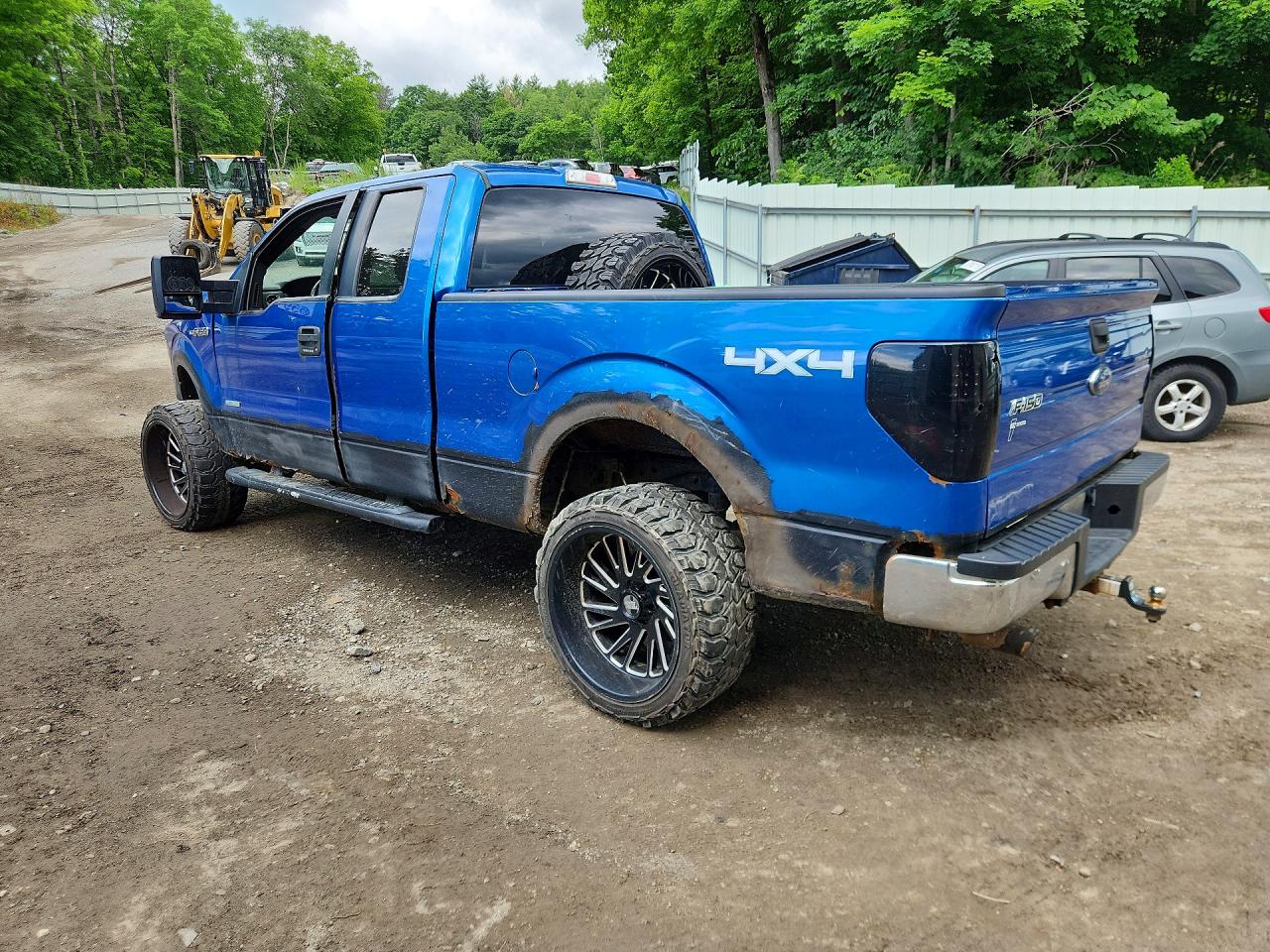 2013 Ford F150 Super Cab Blue vin: 1FTFX1ET0DFD43974