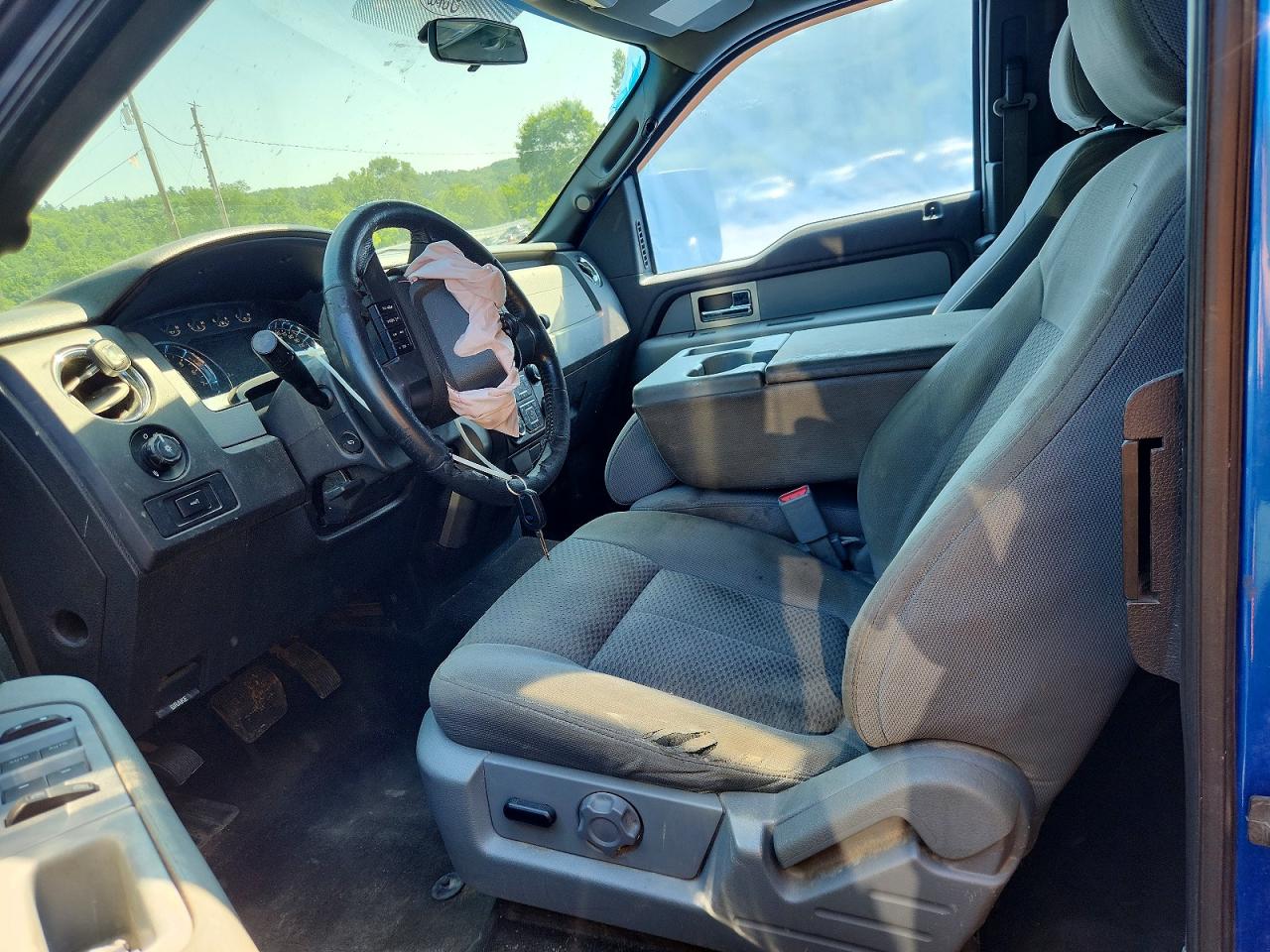 2013 Ford F150 Super Cab Blue vin: 1FTFX1ET0DFD43974