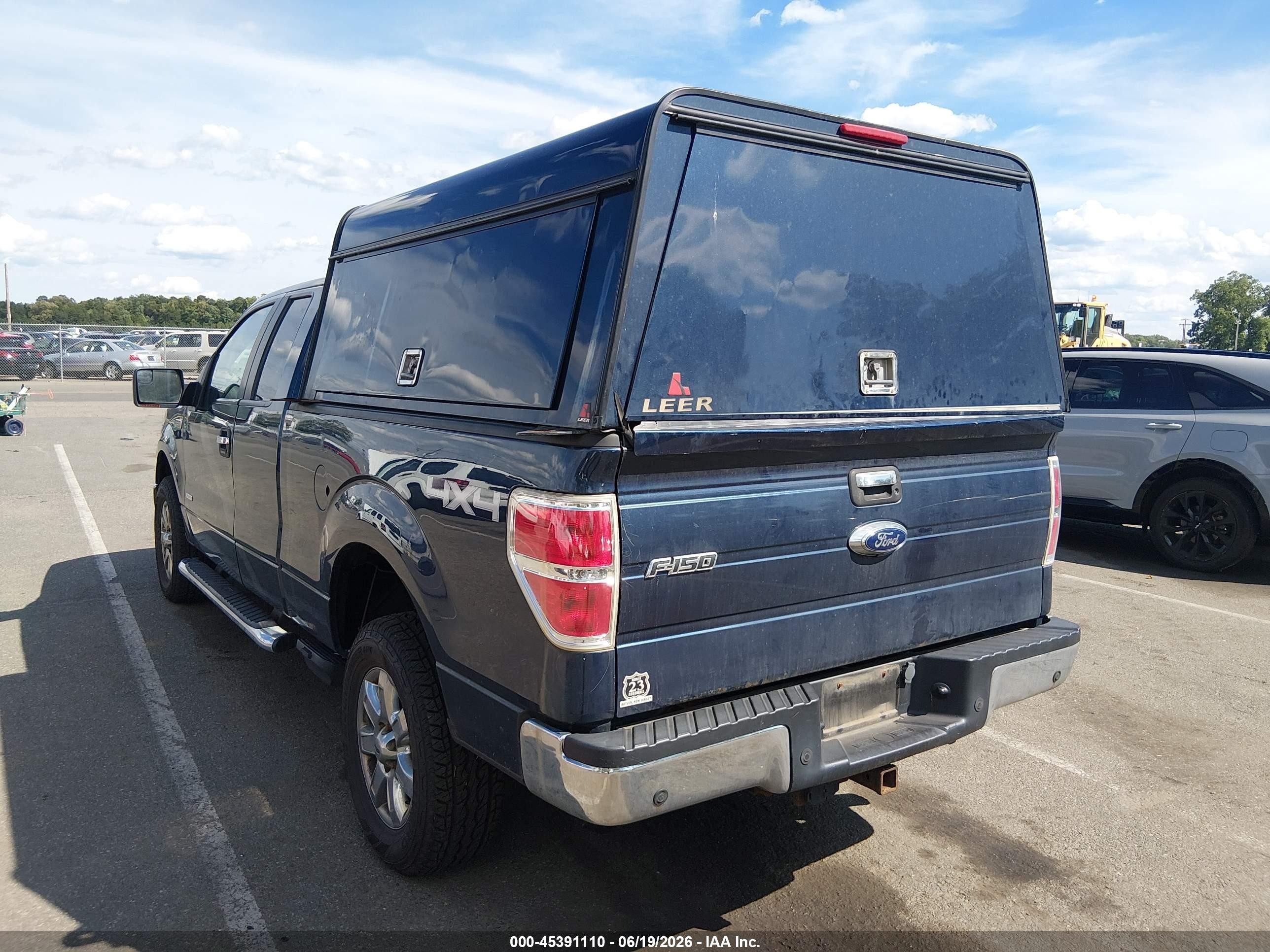 2014 Ford F-150 Xlt Blue vin: 1FTFX1ET0EFD02312