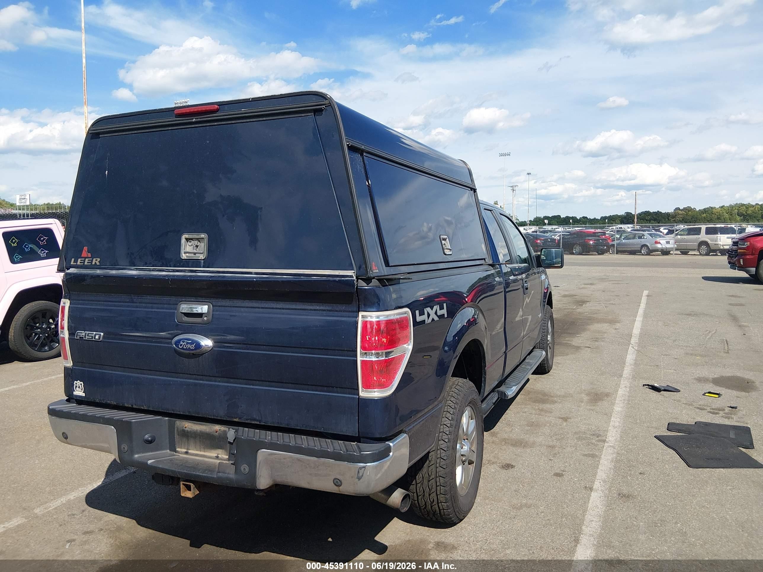 2014 Ford F-150 Xlt Blue vin: 1FTFX1ET0EFD02312