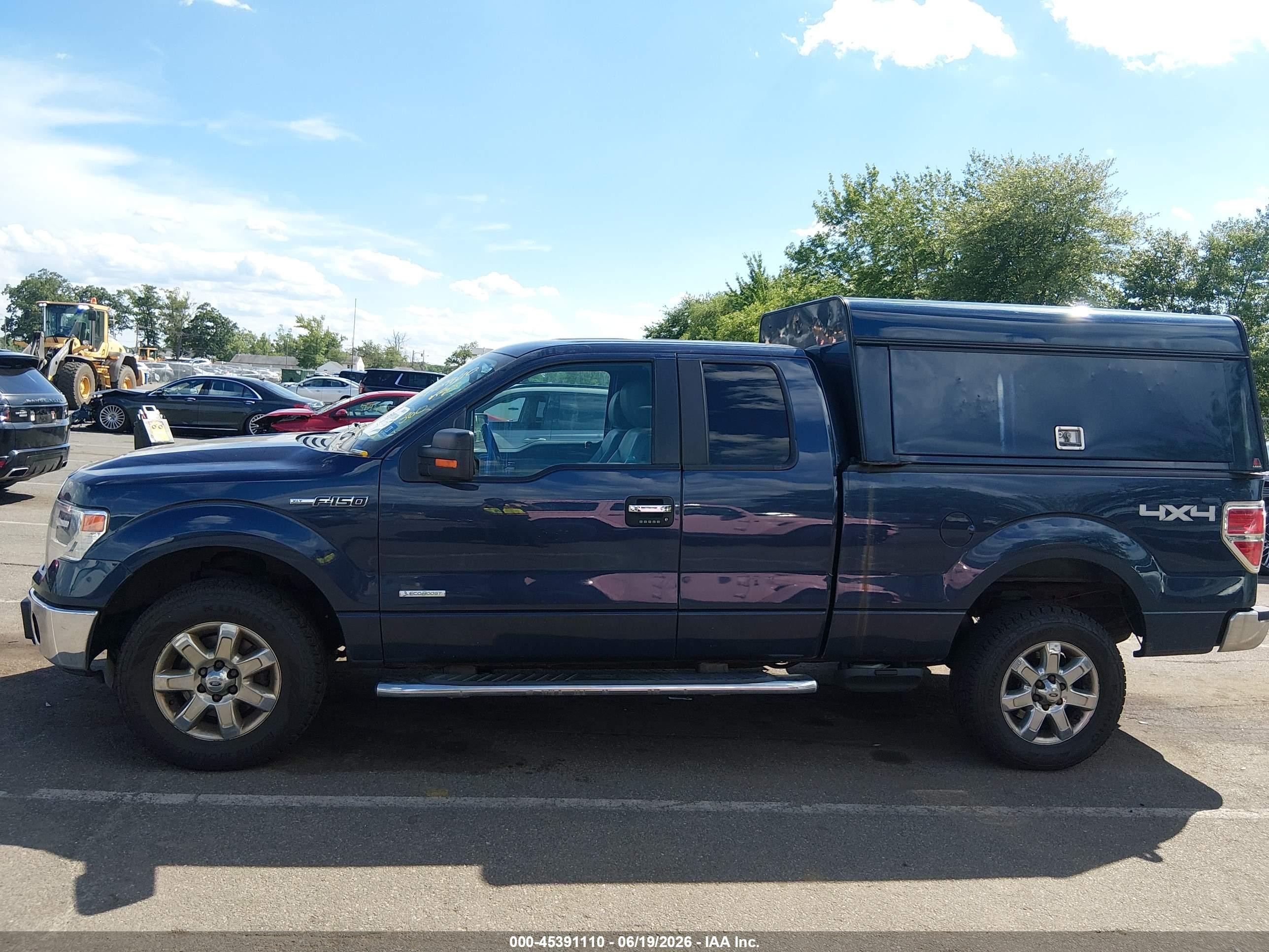 2014 Ford F-150 Xlt Blue vin: 1FTFX1ET0EFD02312
