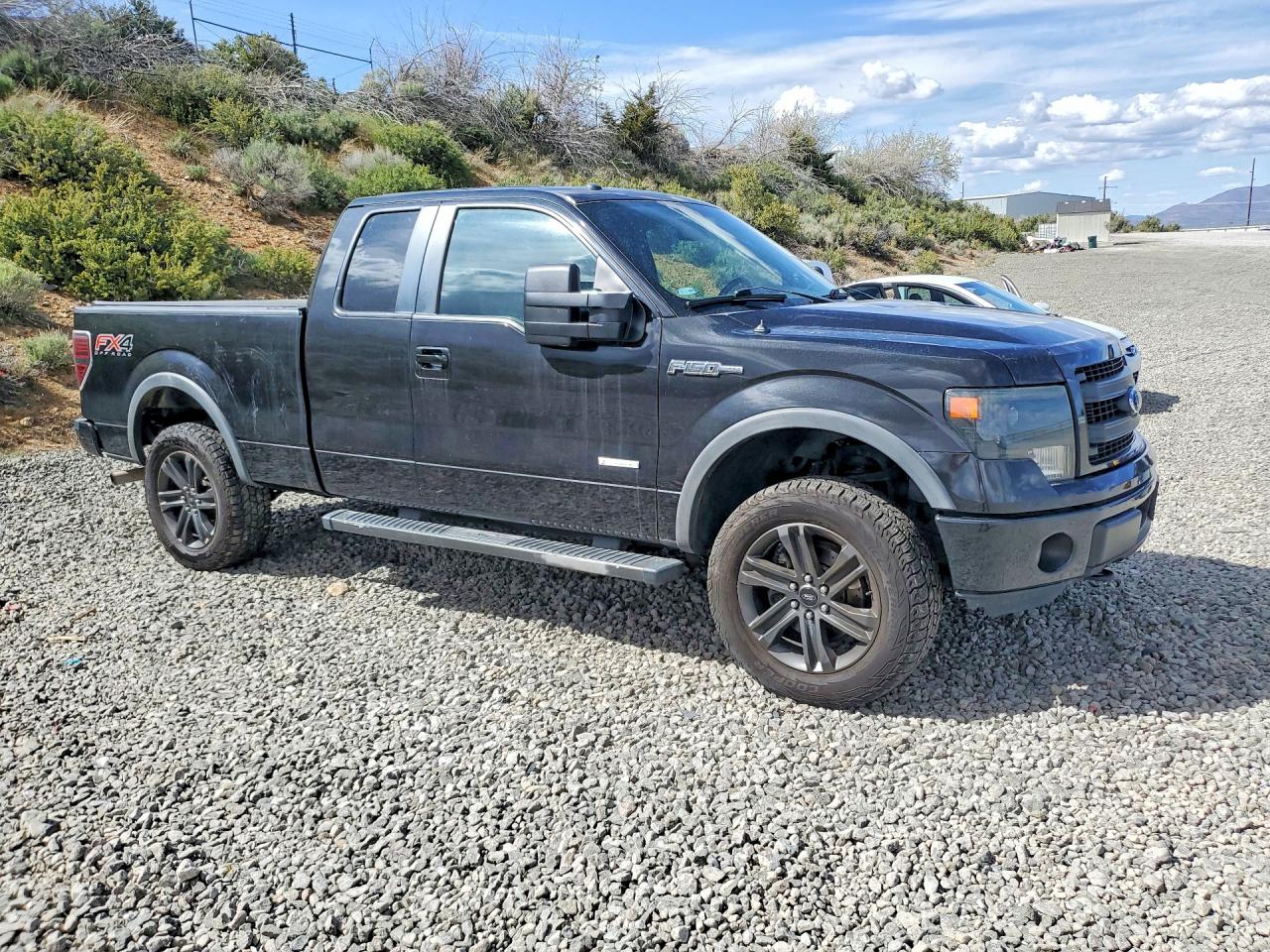 2014 Ford F150 Super Cab Black vin: 1FTFX1ET0EKD45829