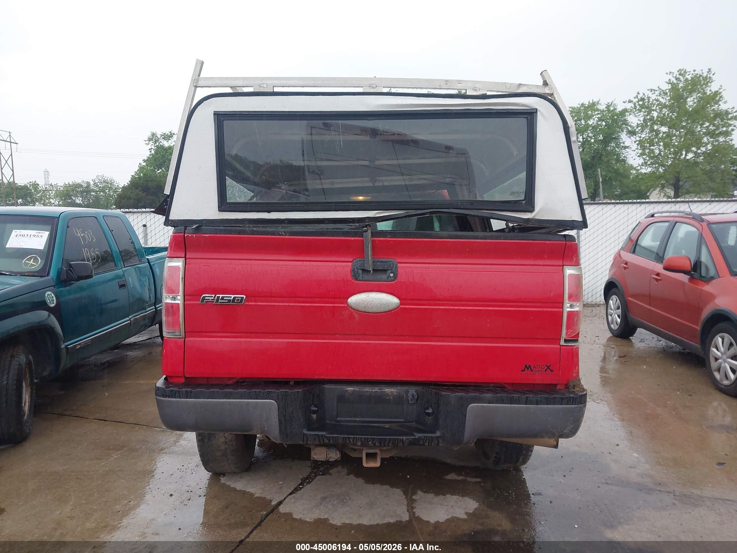 2011 Ford F-150 Fx4/lariat/xl/xlt Red vin: 1FTFX1ET1BKE19285