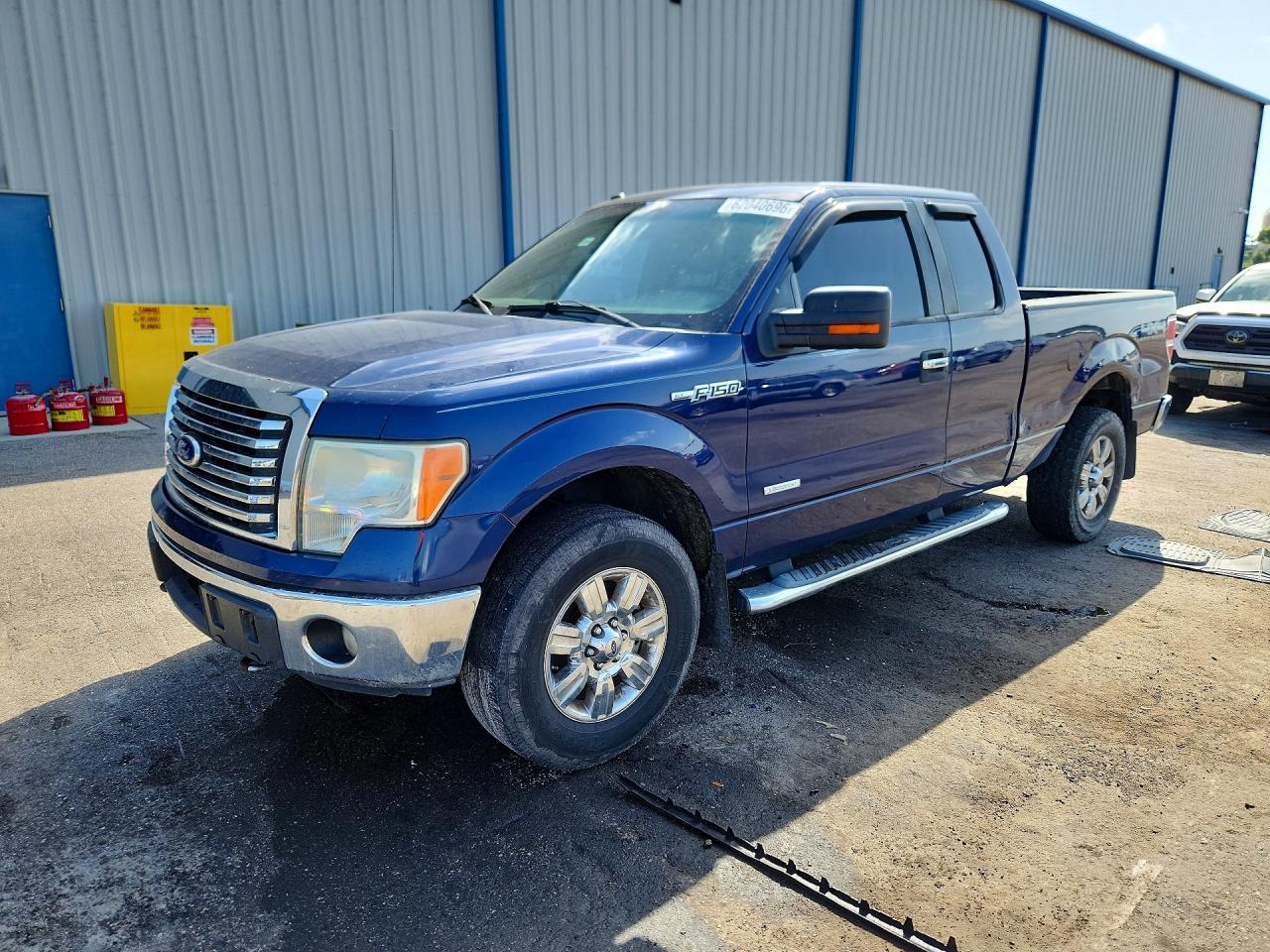 2012 Ford F150 Super Cab Синий vin: 1FTFX1ET1CFA19026