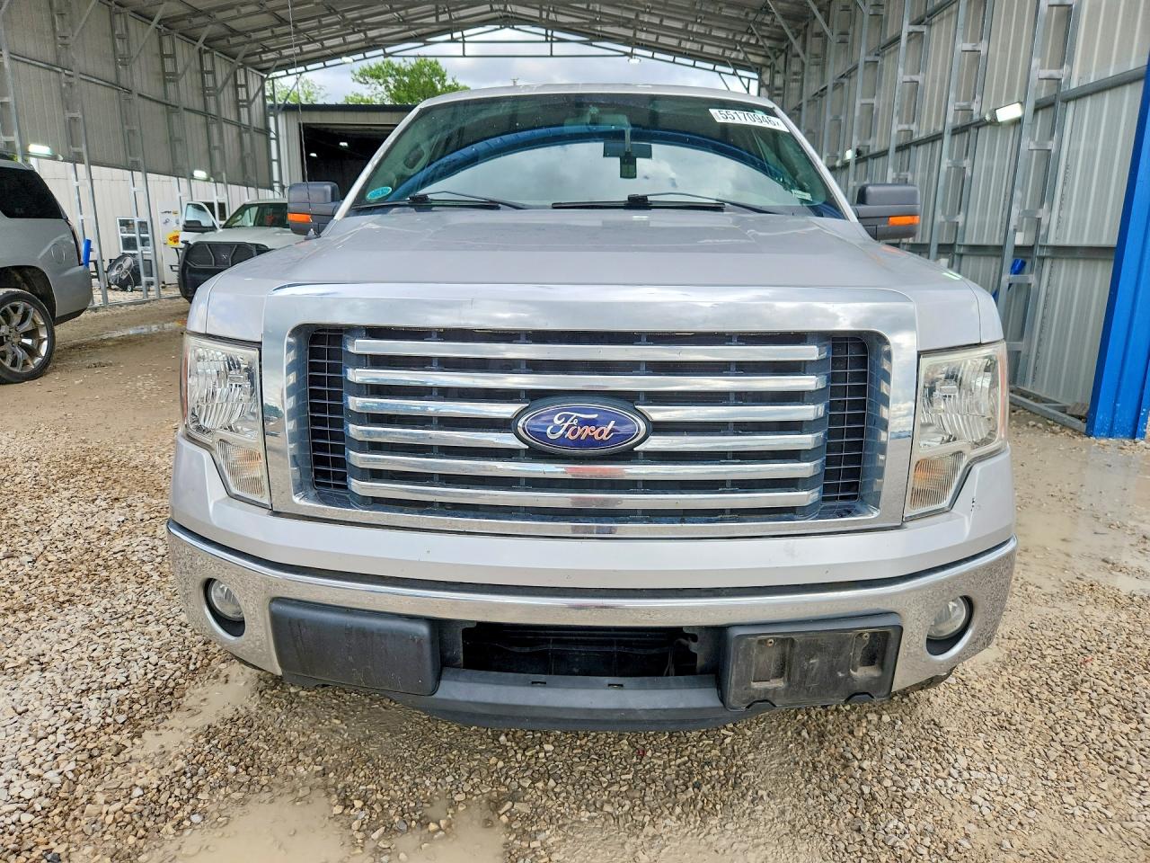 2012 Ford F150 Super Cab Silver vin: 1FTFX1ET1CFB22401