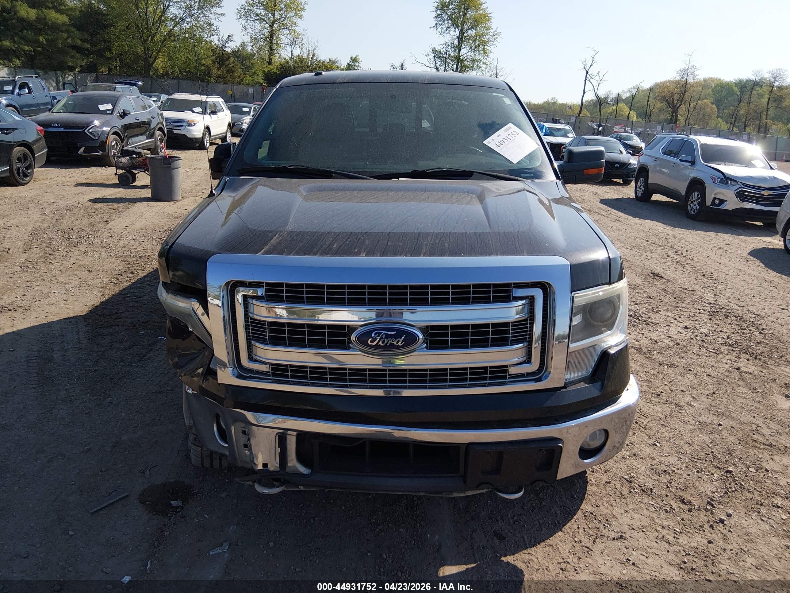 2014 Ford F-150 Xlt Black vin: 1FTFX1ET1EFA99852