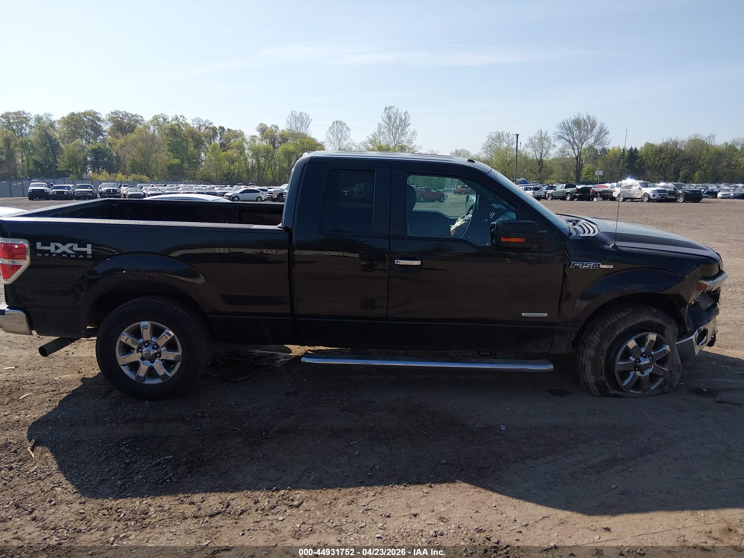 2014 Ford F-150 Xlt Black vin: 1FTFX1ET1EFA99852
