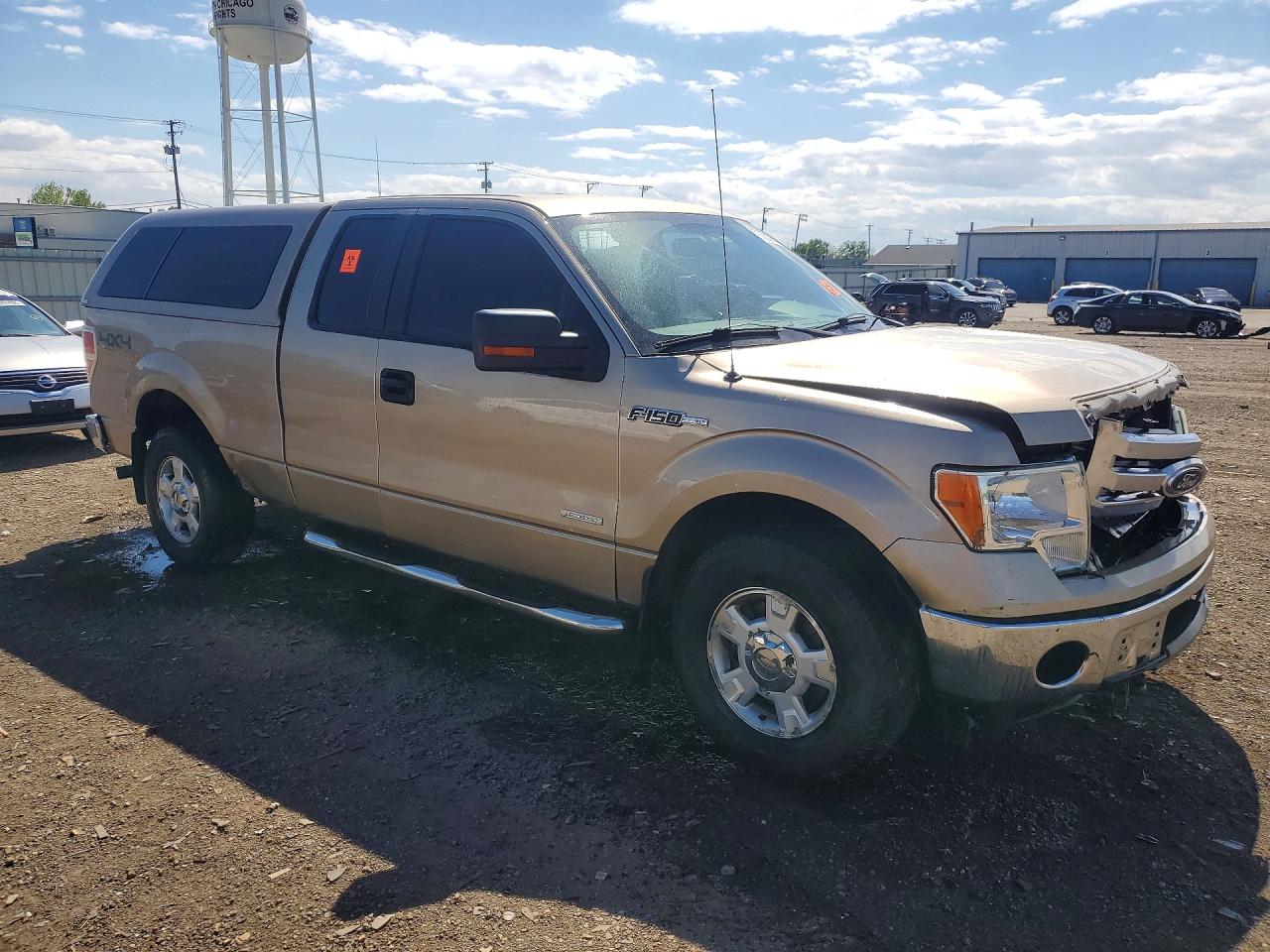 2011 Ford F150 Super Cab Tan vin: 1FTFX1ET2BFB76286