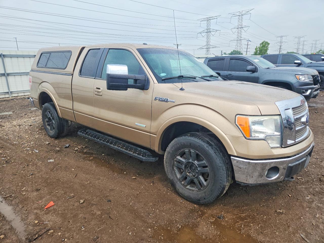 2011 Ford F150 Super Cab Tan vin: 1FTFX1ET2BKD62093
