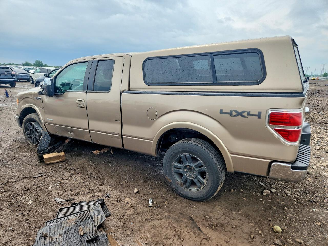 2011 Ford F150 Super Cab Tan vin: 1FTFX1ET2BKD62093